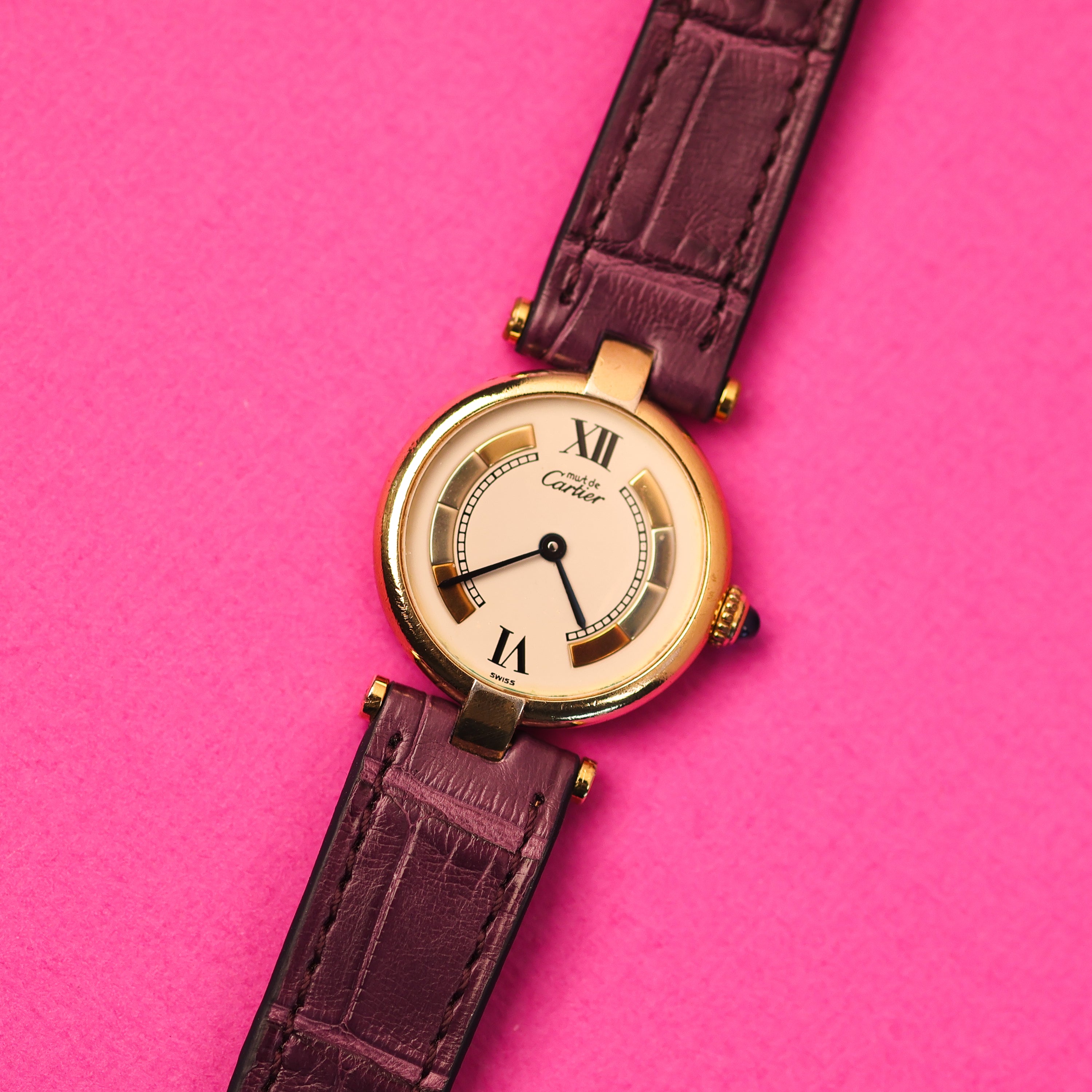 Cartier Must Vendome Ref. 590004 White Trinity Dial