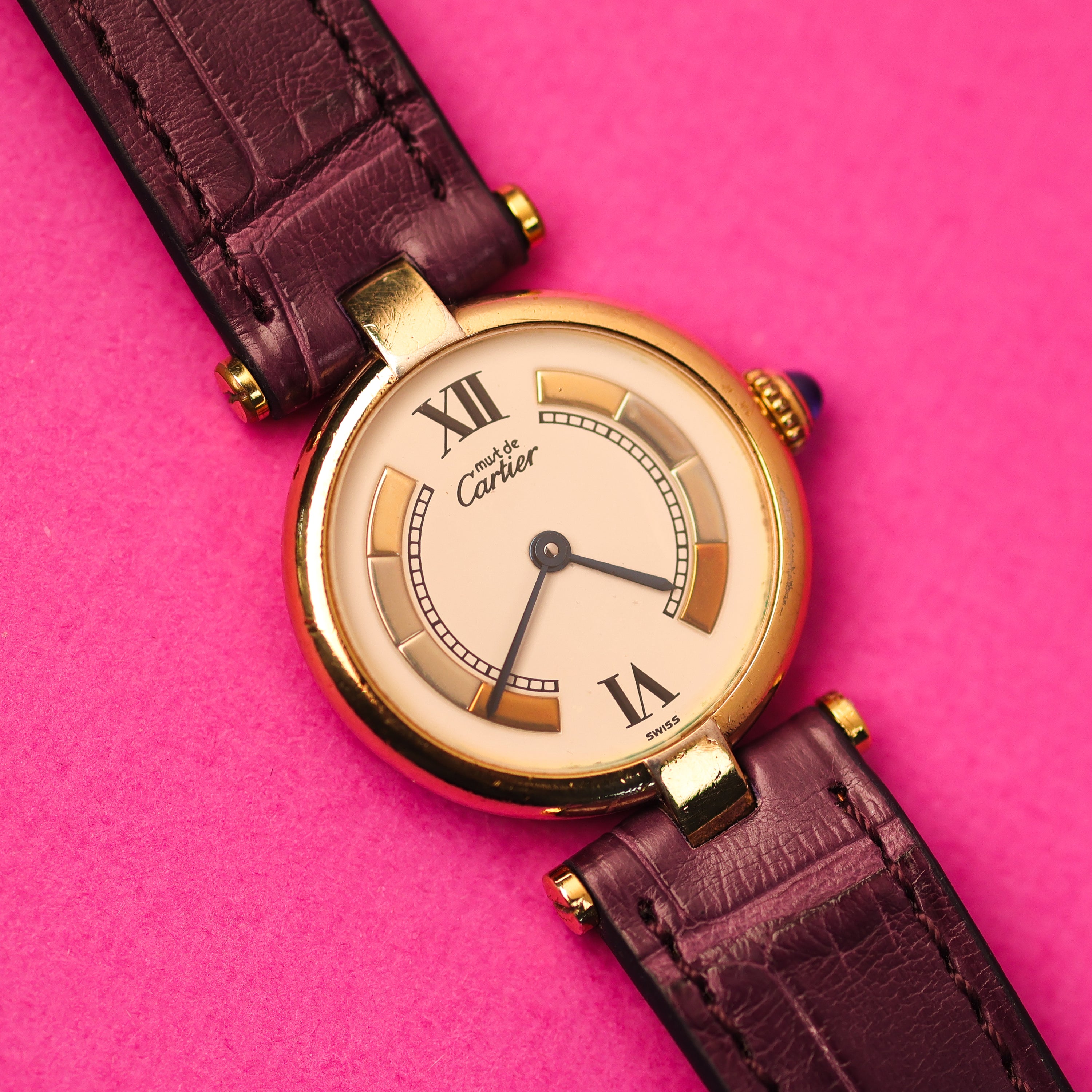 Cartier Must Vendome Ref. 590004 White Trinity Dial