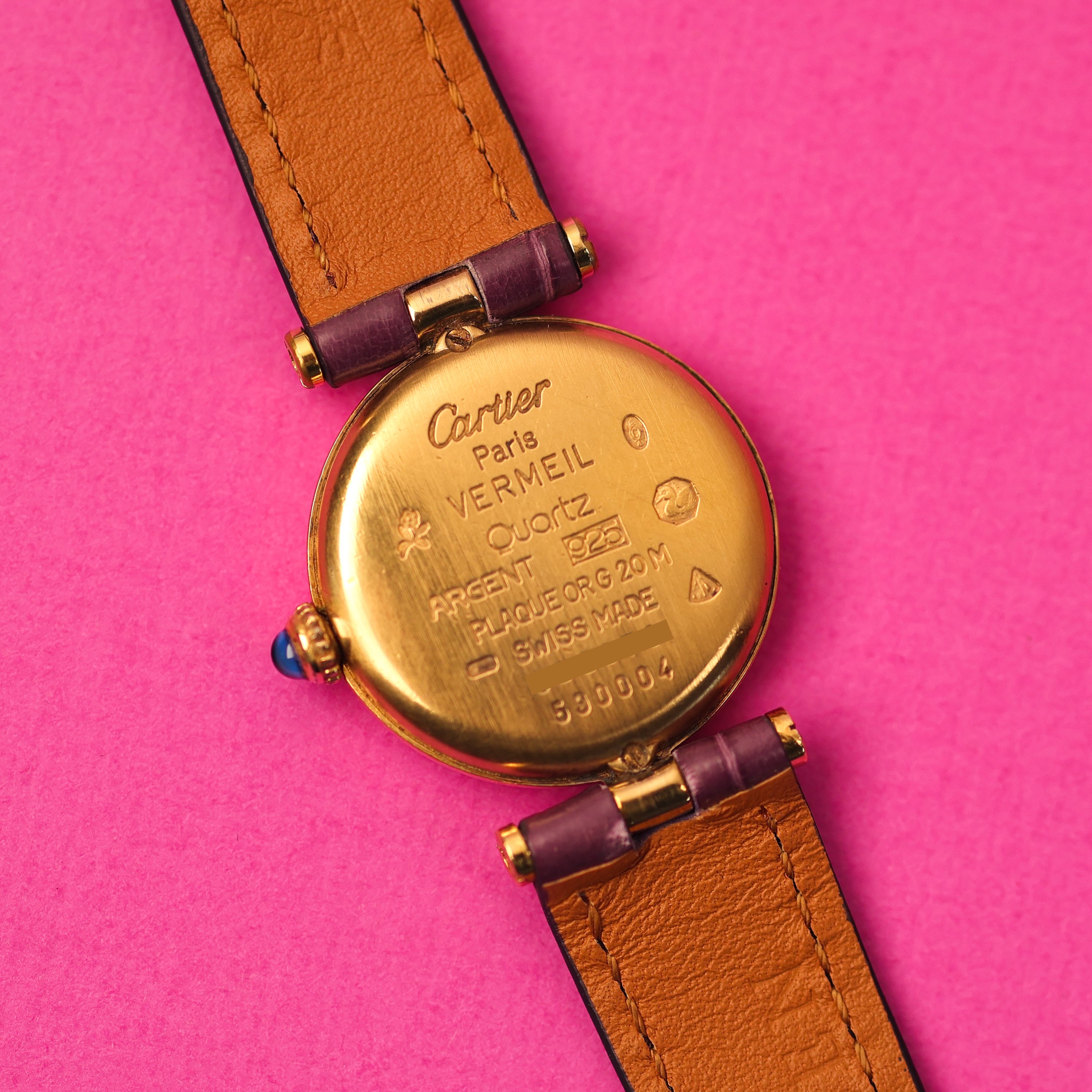 Cartier Must Vendome Ref. 590004 White Trinity Dial