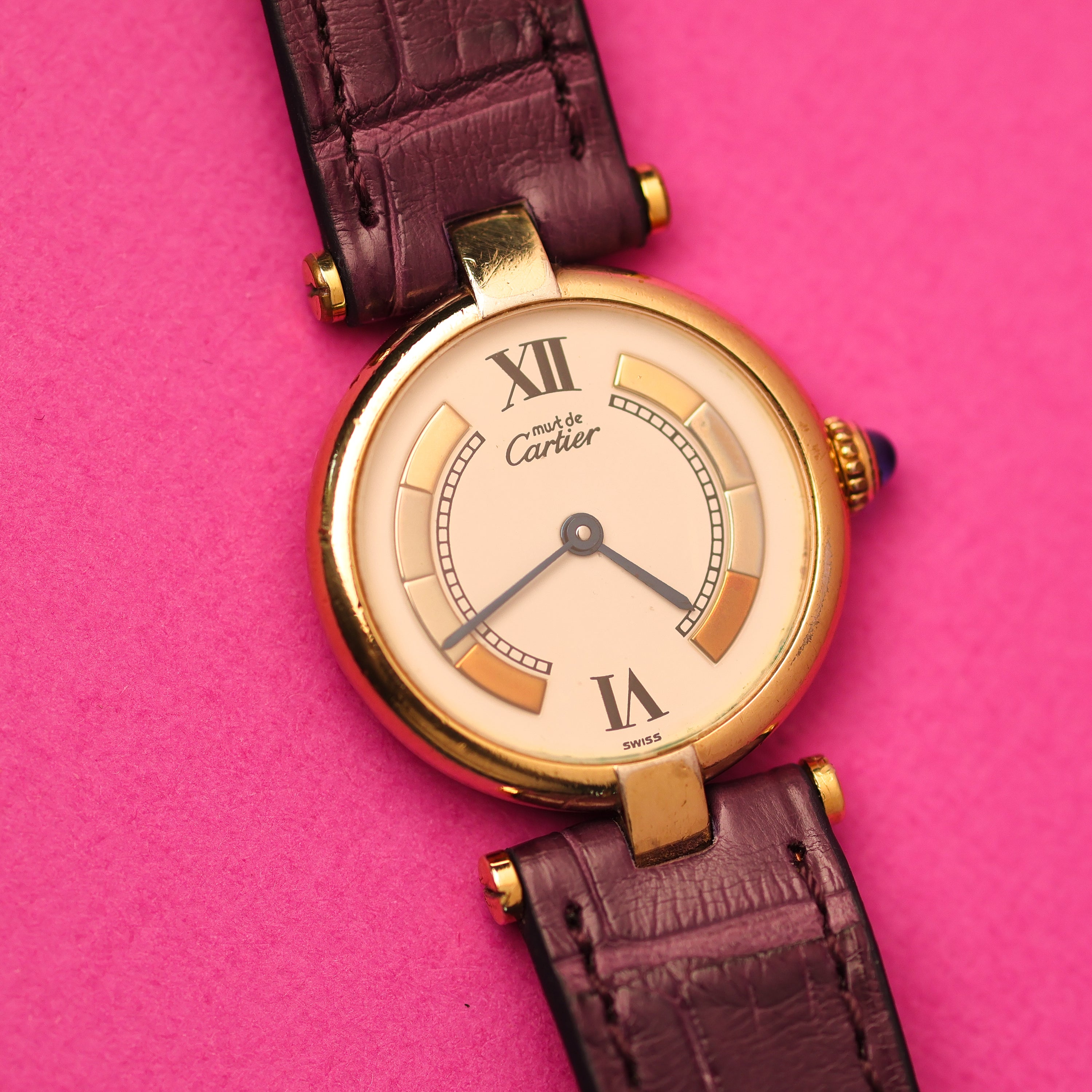 Cartier Must Vendome Ref. 590004 White Trinity Dial