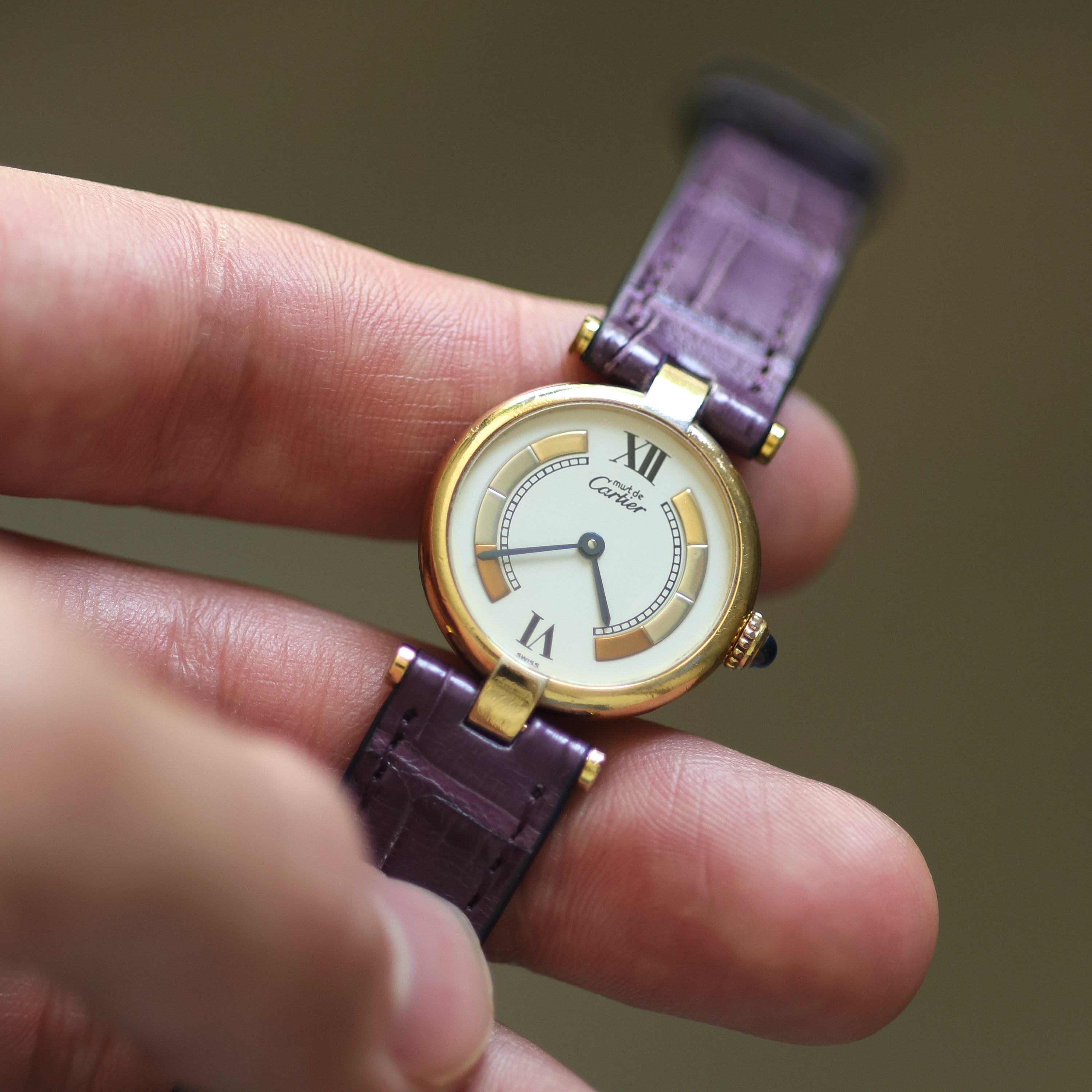 Cartier Must Vendome Ref. 590004 White Trinity Dial