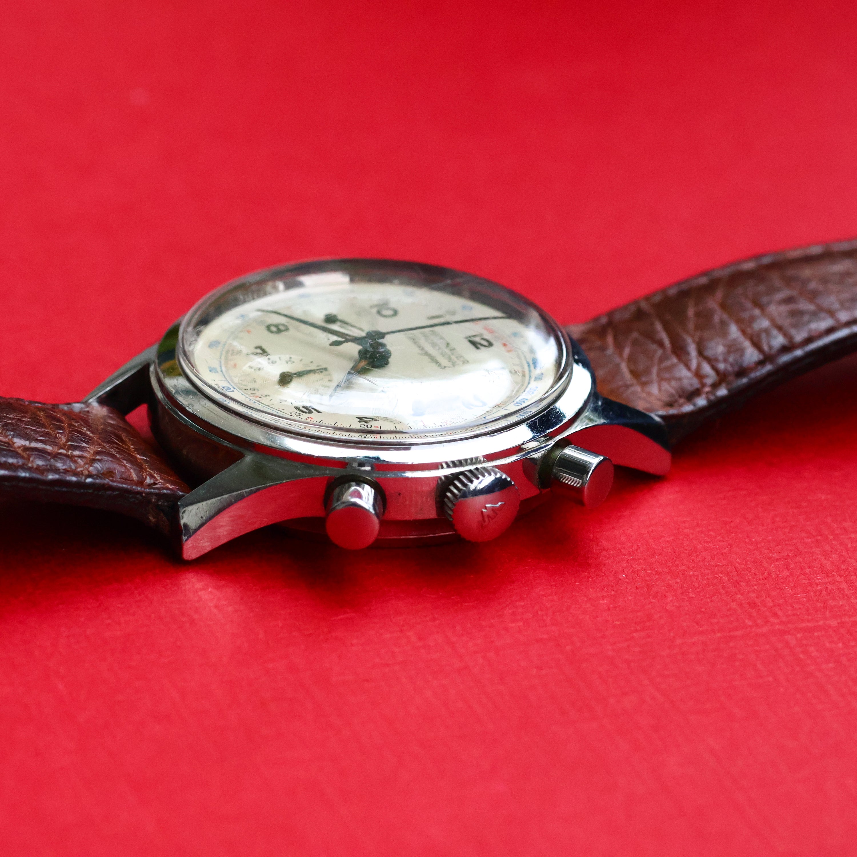 Wittnauer Professional Chronograph Steel Valjoux 72