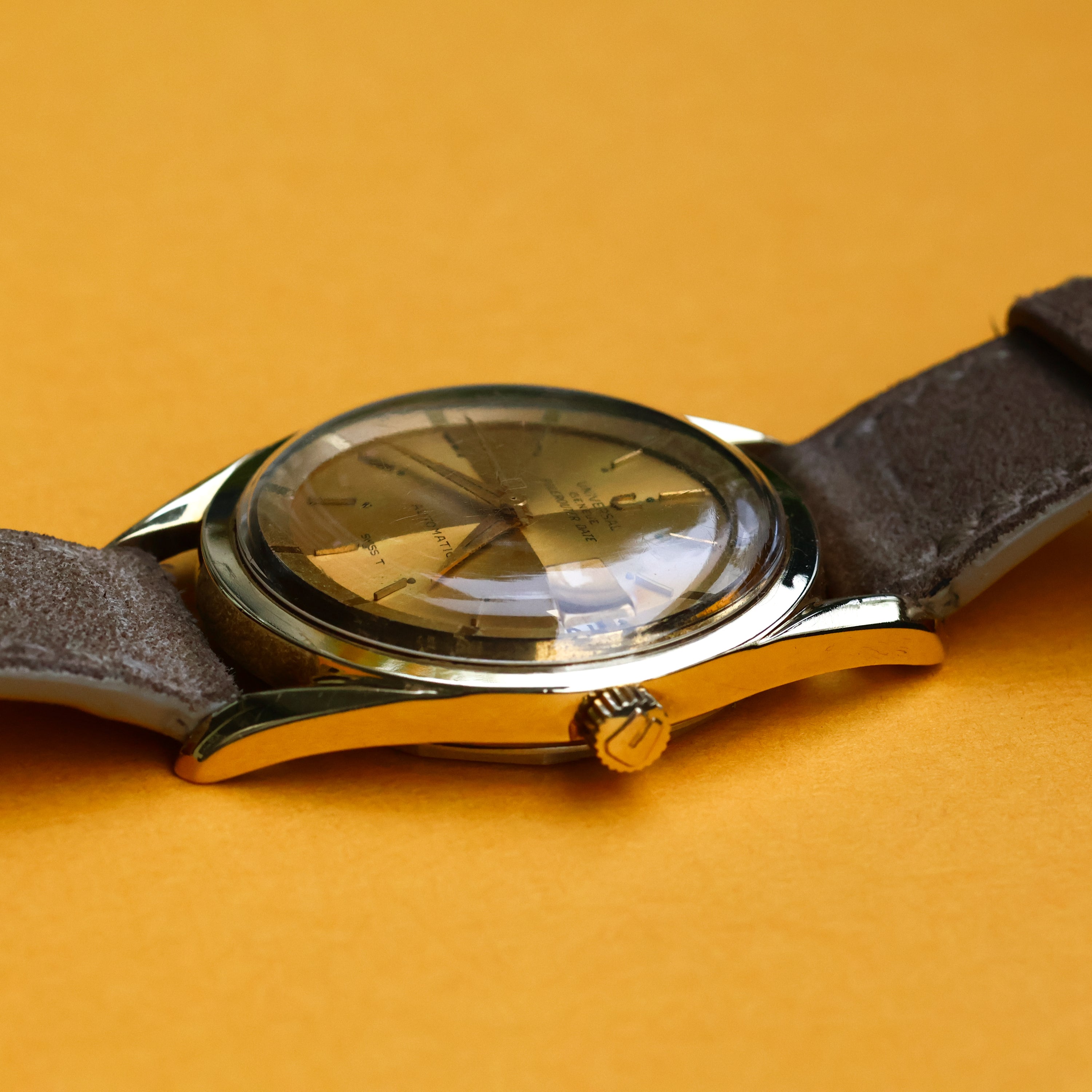 Universal Geneve Polerouter Ref. 204605/7 Gold Plated