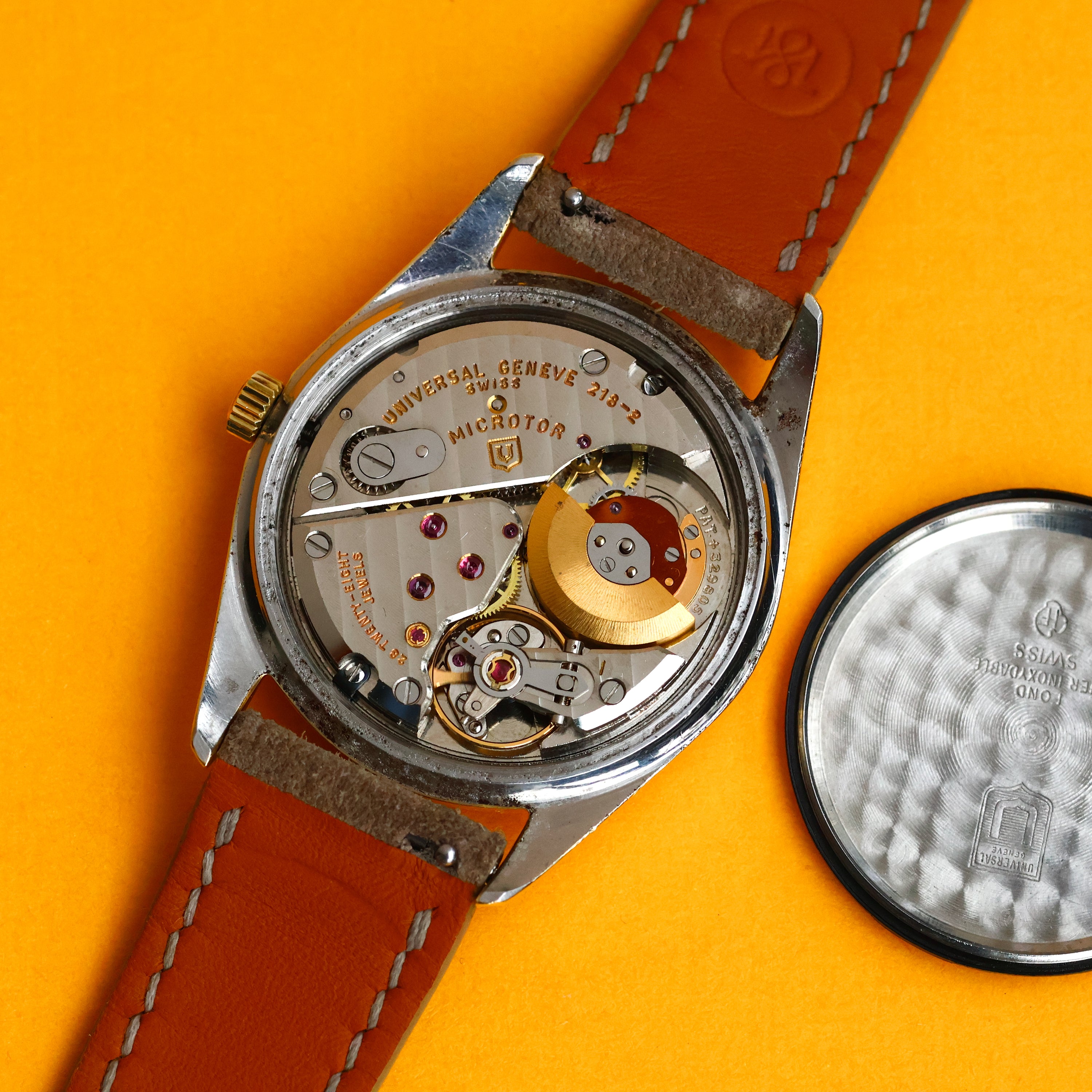 Universal Geneve Polerouter Ref. 204605/7 Gold Plated