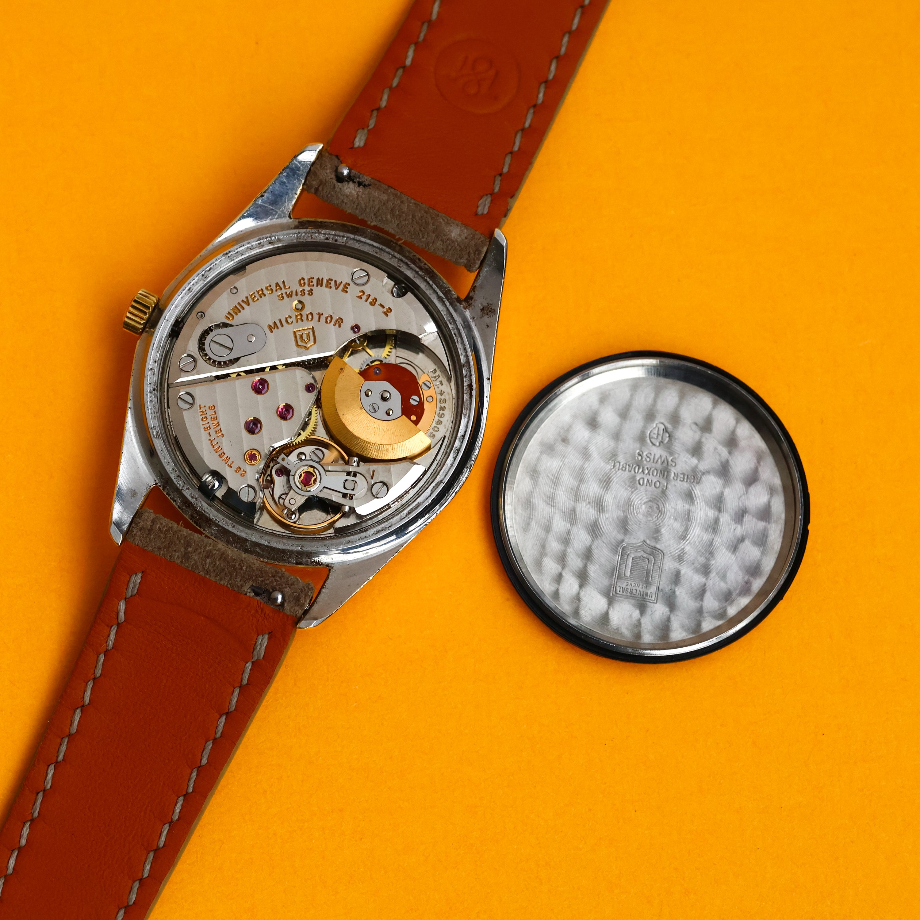 Universal Geneve Polerouter Ref. 204605/7 Gold Plated