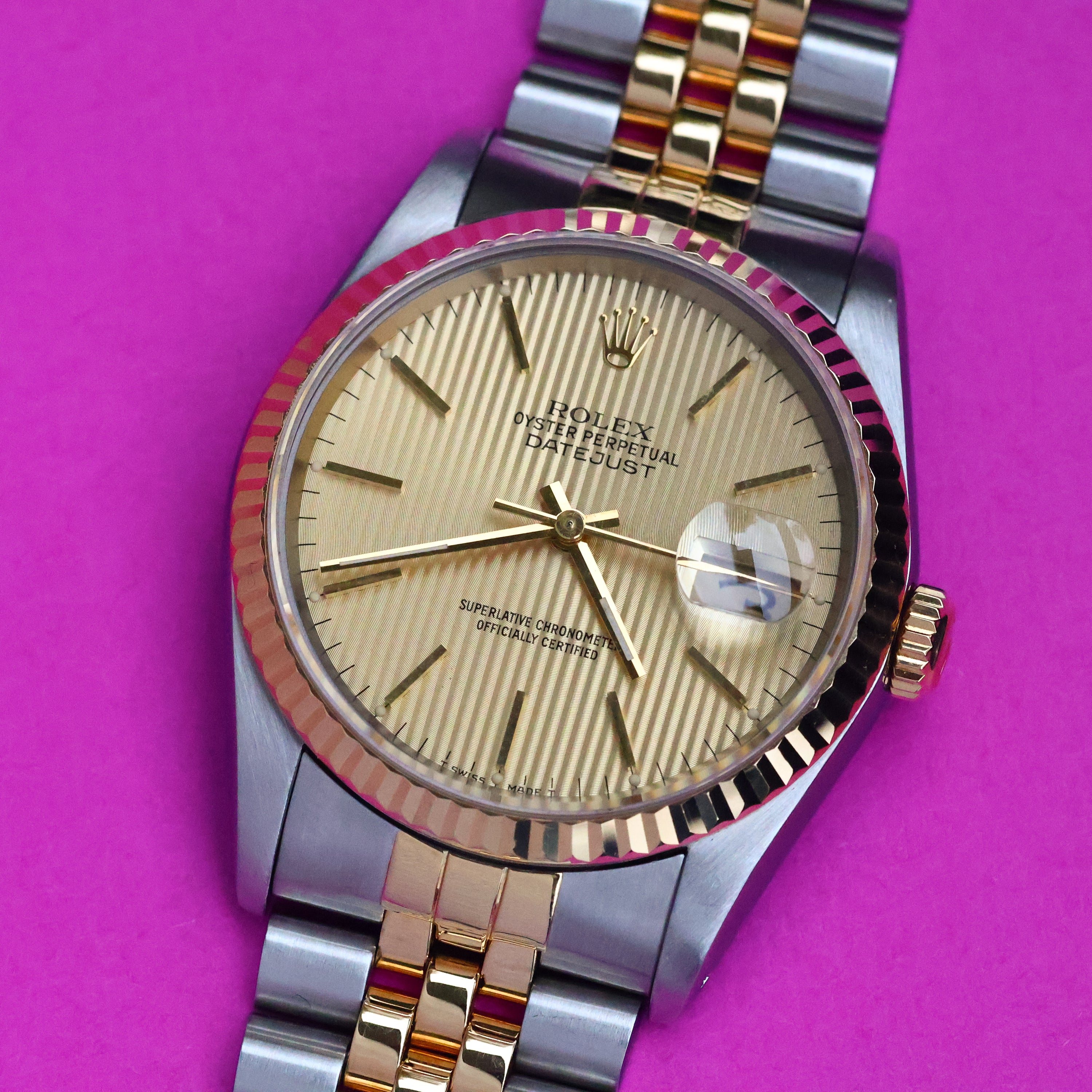 Rolex Datejust Ref. 16233 Tapestry Dial Full-Set