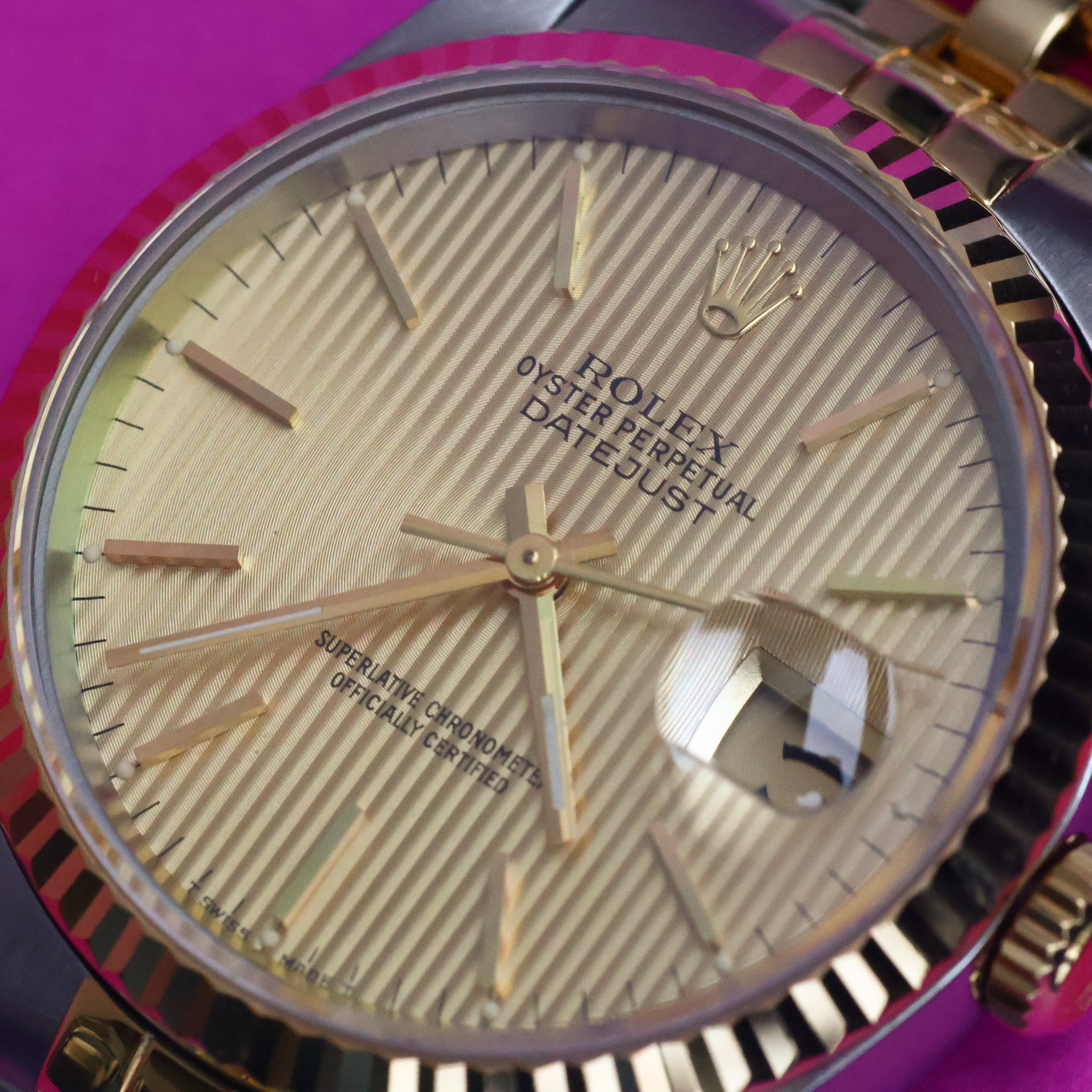 Rolex Datejust Ref. 16233 Tapestry Dial Full-Set