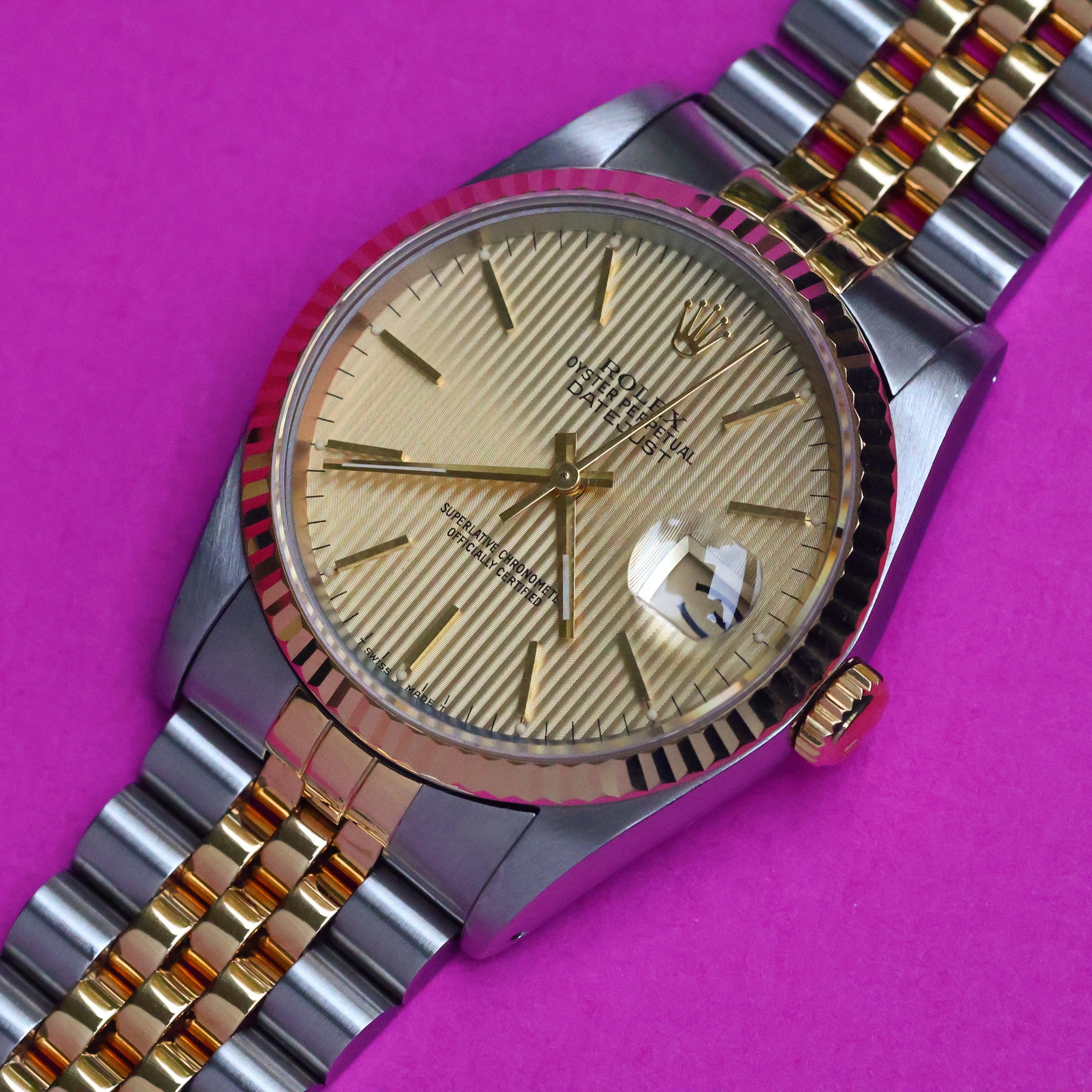 Rolex Datejust Ref. 16233 Tapestry Dial Full-Set
