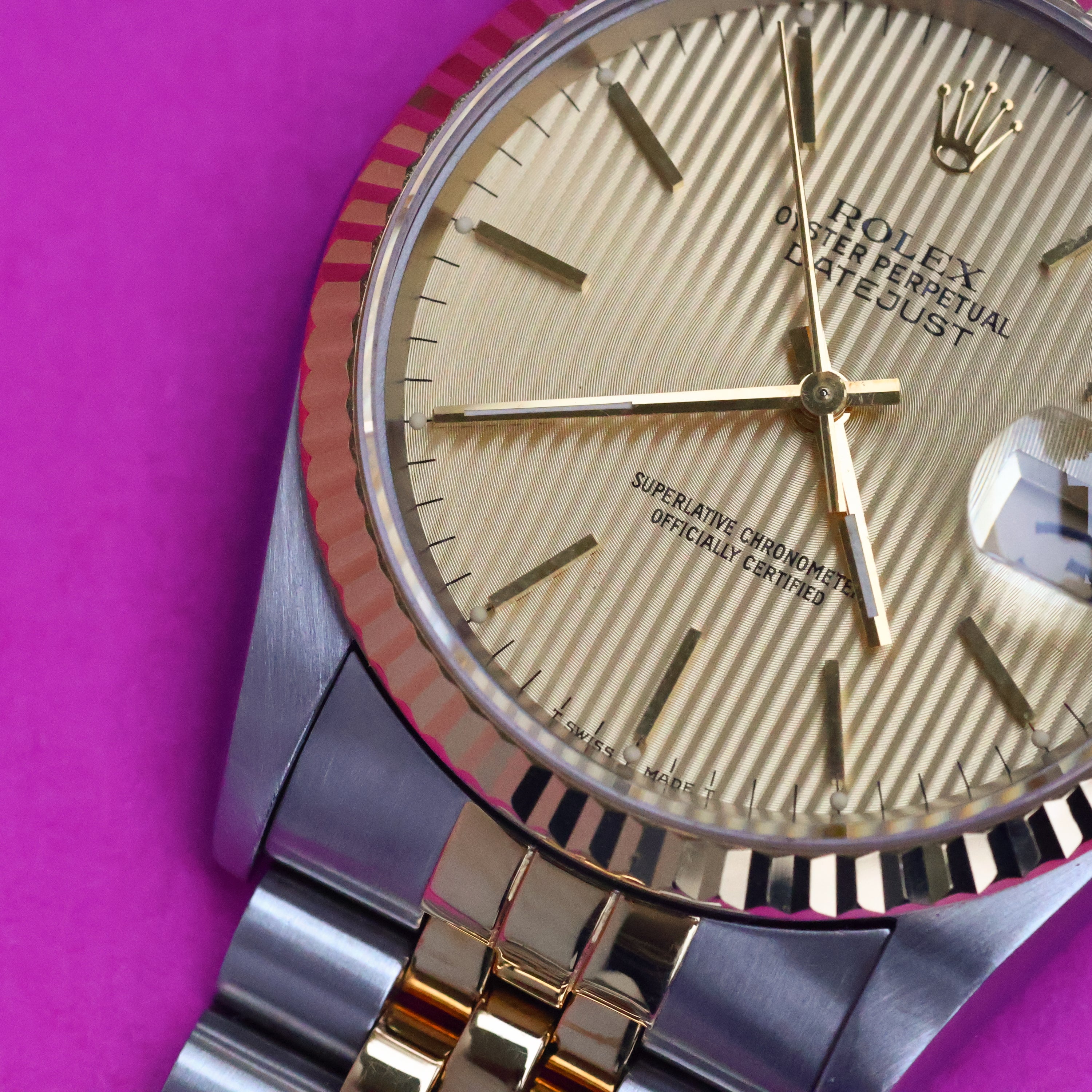 Rolex Datejust Ref. 16233 Tapestry Dial Full-Set