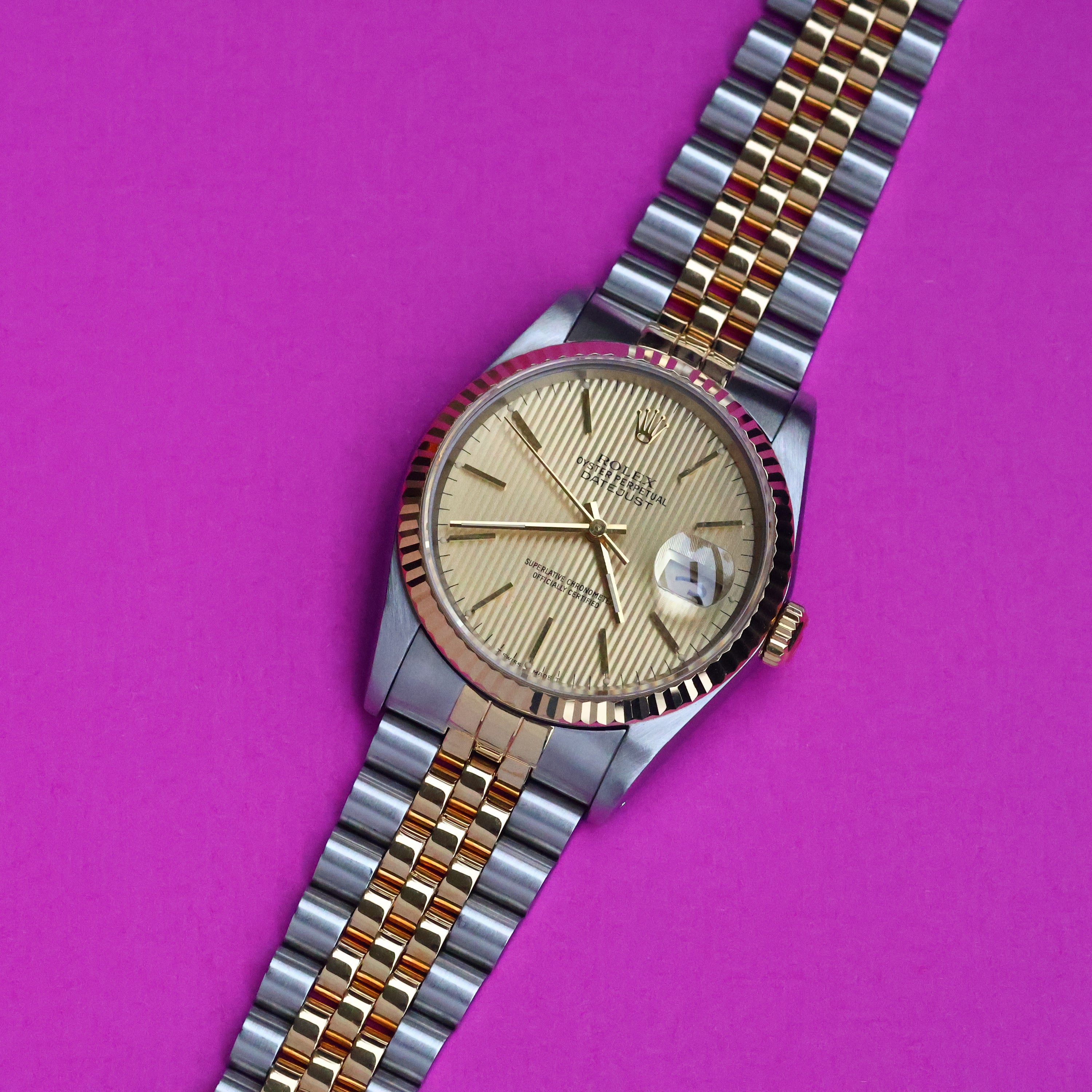 Rolex Datejust Ref. 16233 Tapestry Dial Full-Set