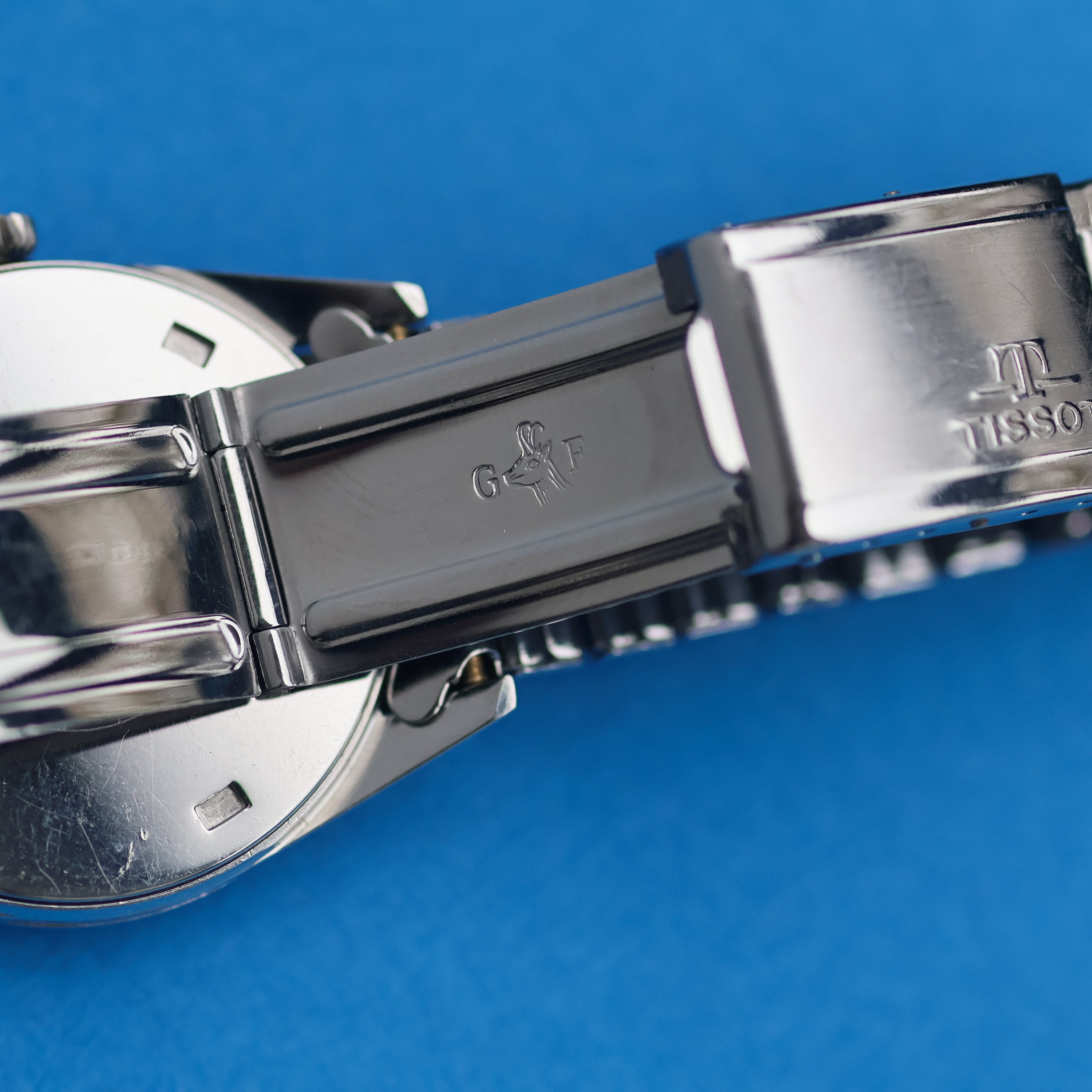 Tissot Seastar Vertical Brush Dial 1960s Gay Frères Bracelet