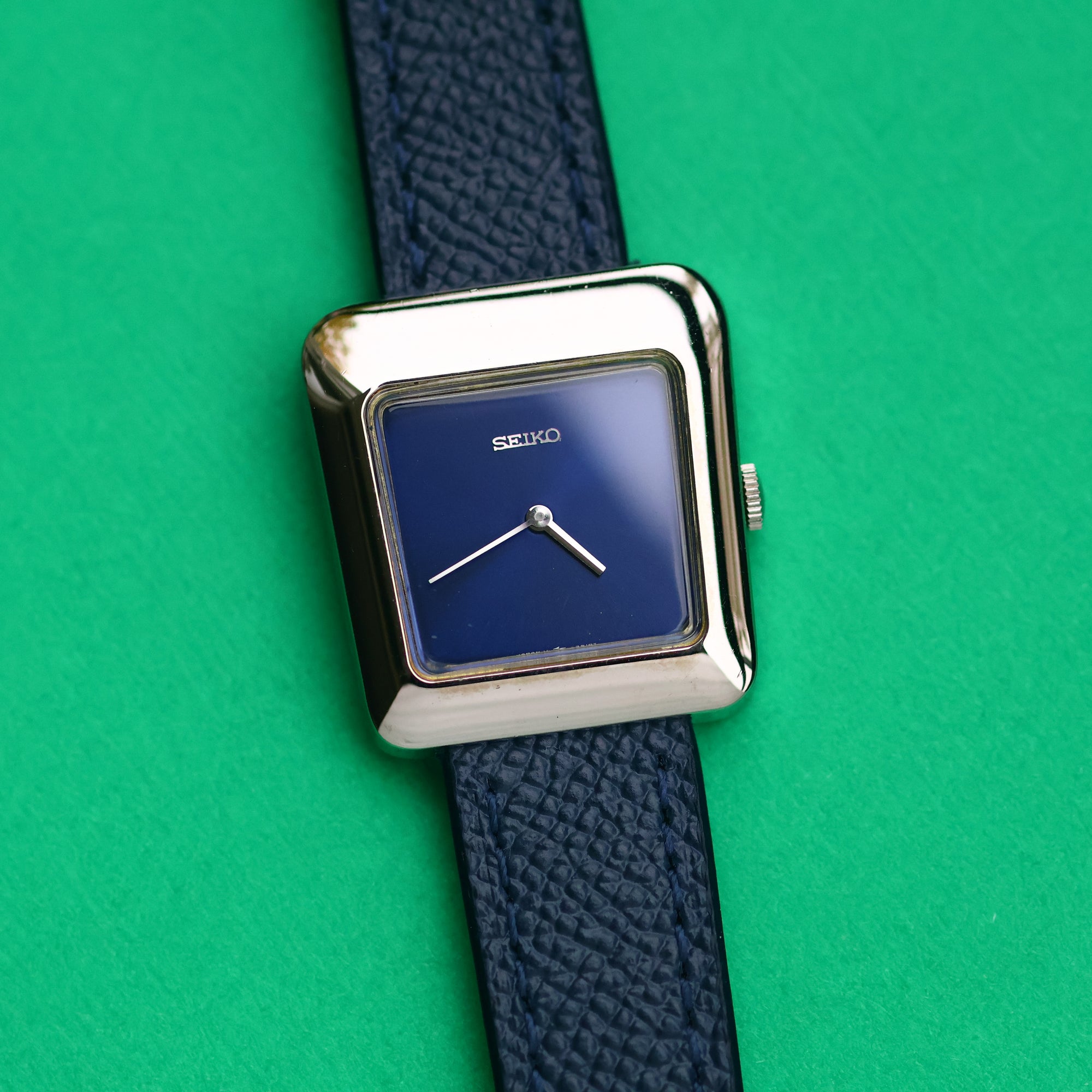 Seiko Trapezoid Ref. 11-4250 Steel Blue Dial
