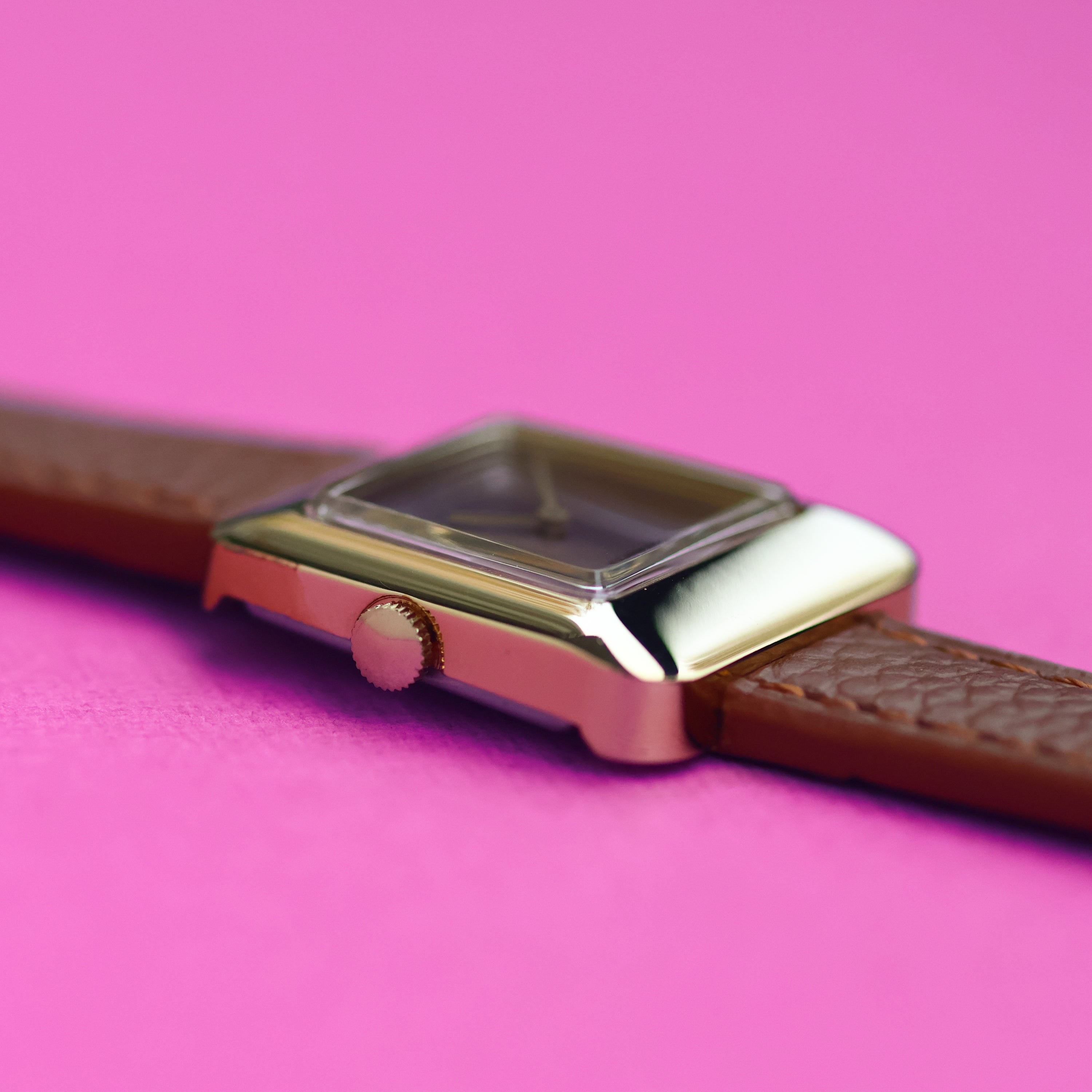 Seiko Trapezoid Ref. 11-4250 Gold Plated Salmon Dial