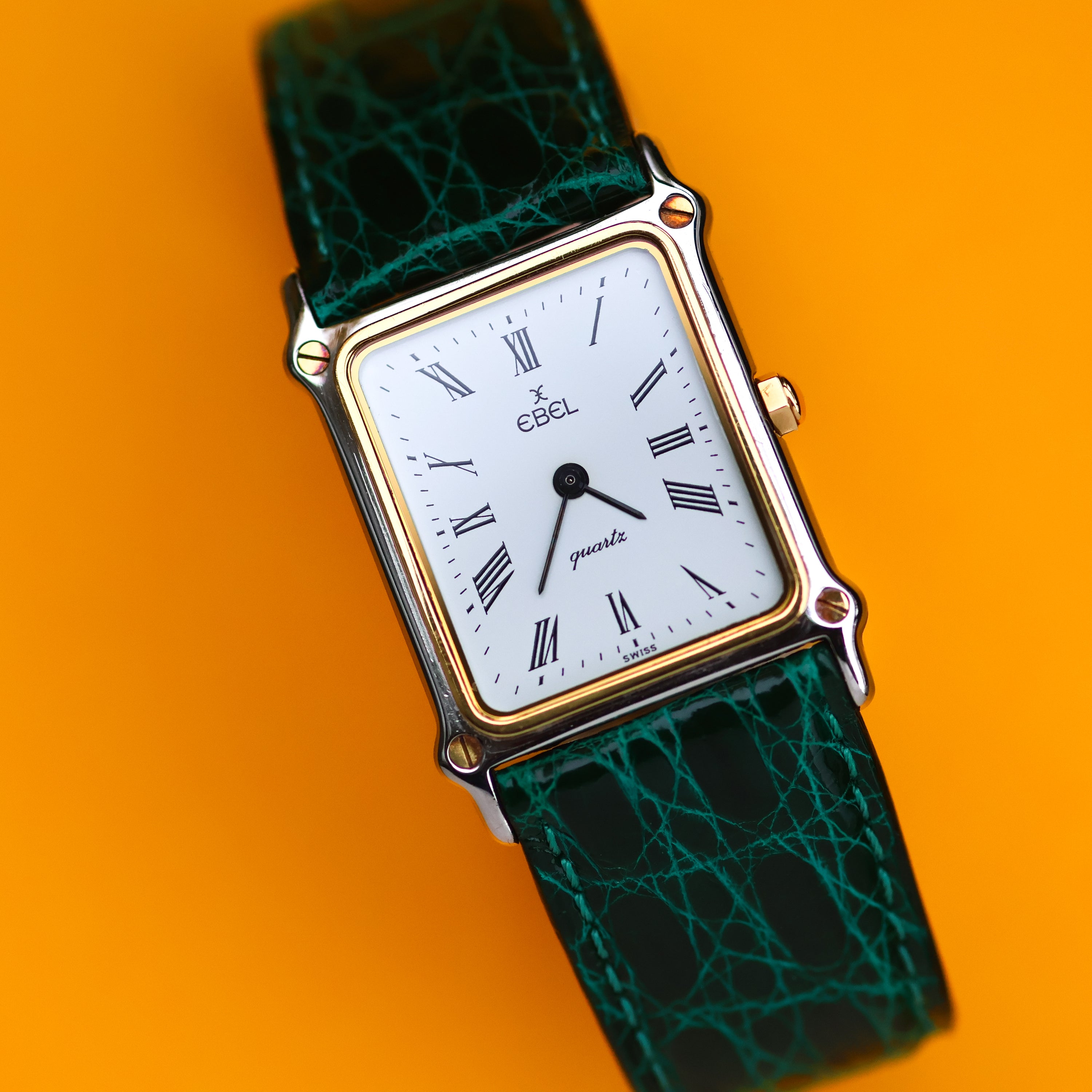 Ebel Tank Ref. 181902 White Roman Dial