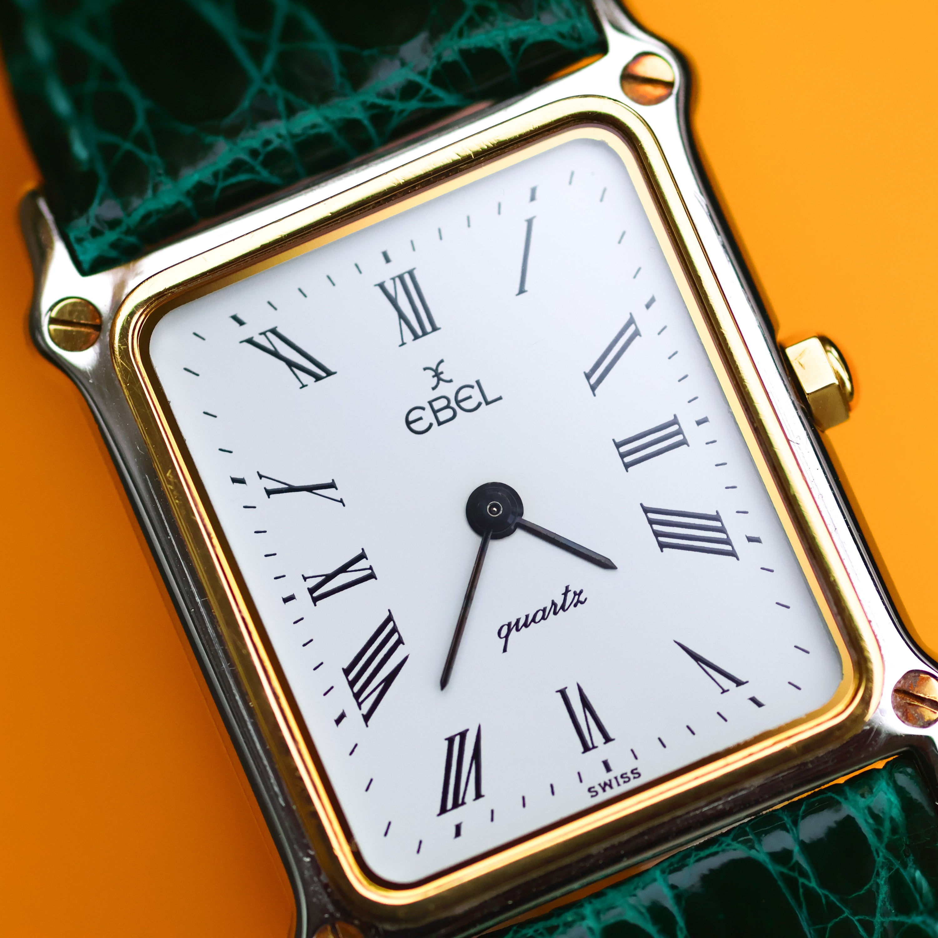 Ebel Tank Ref. 181902 White Roman Dial