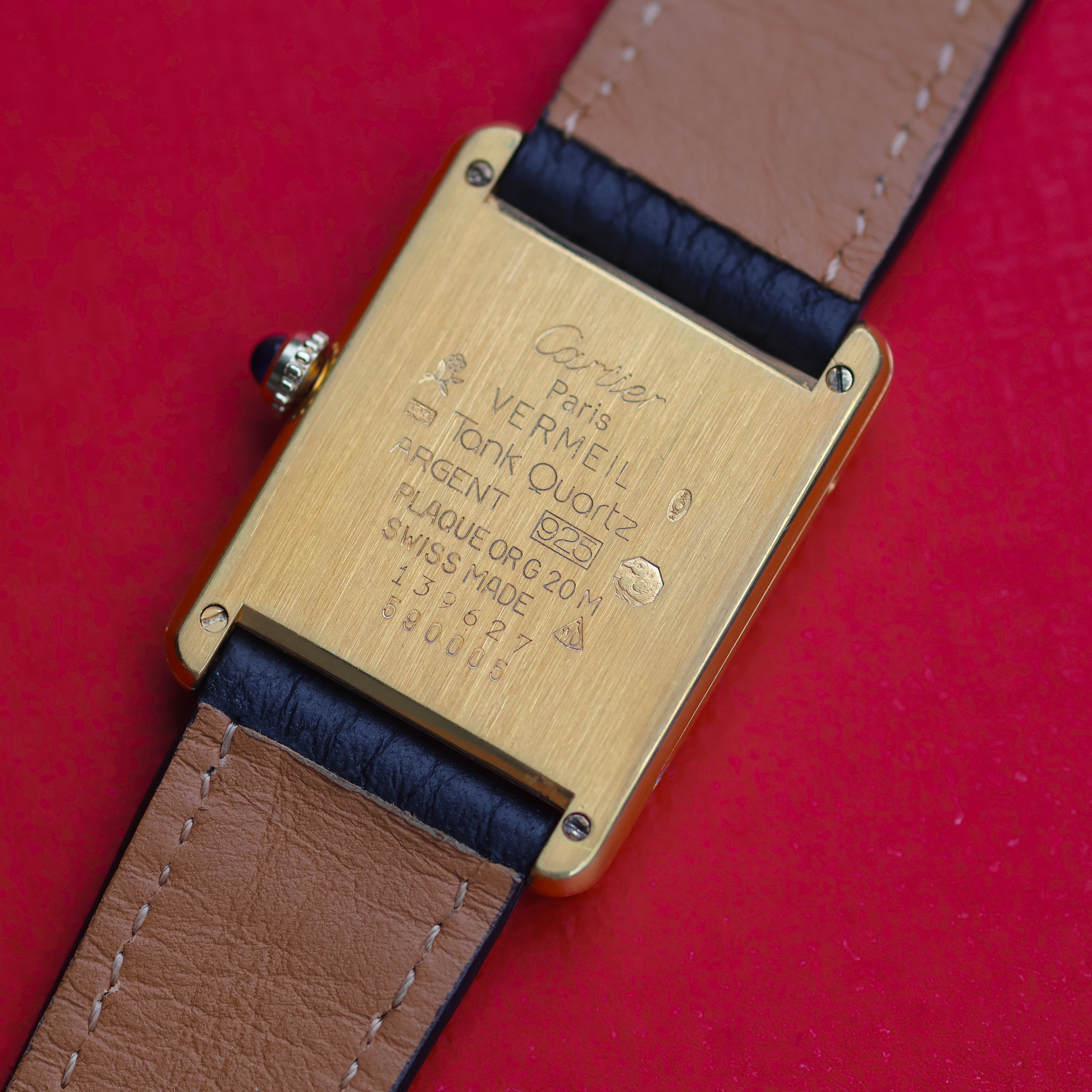 Cartier Must Tank Ref. 590005 Ivory Roman Dial