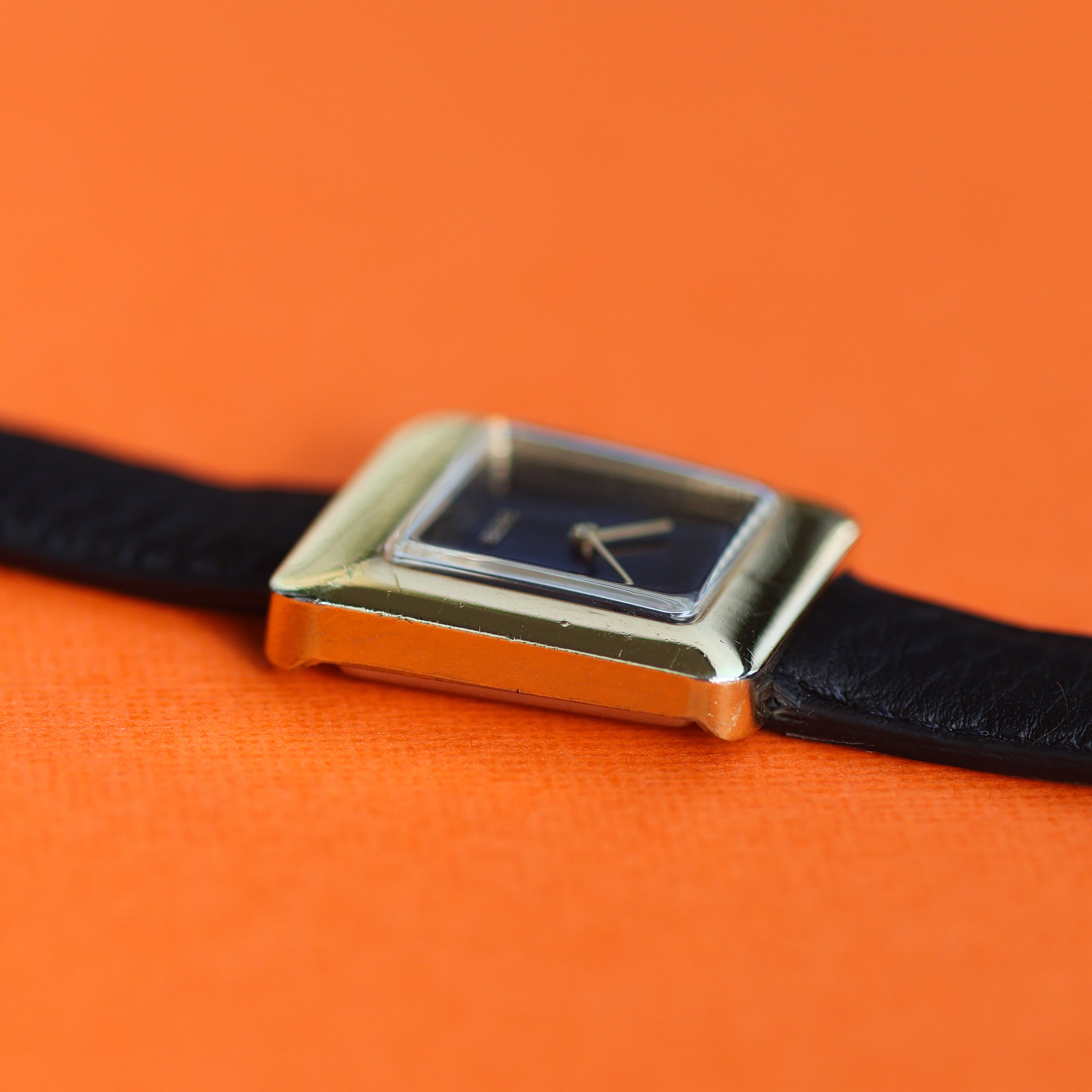 Seiko Trapezoid Ref. 11-4250 Gold Plated Black Dial