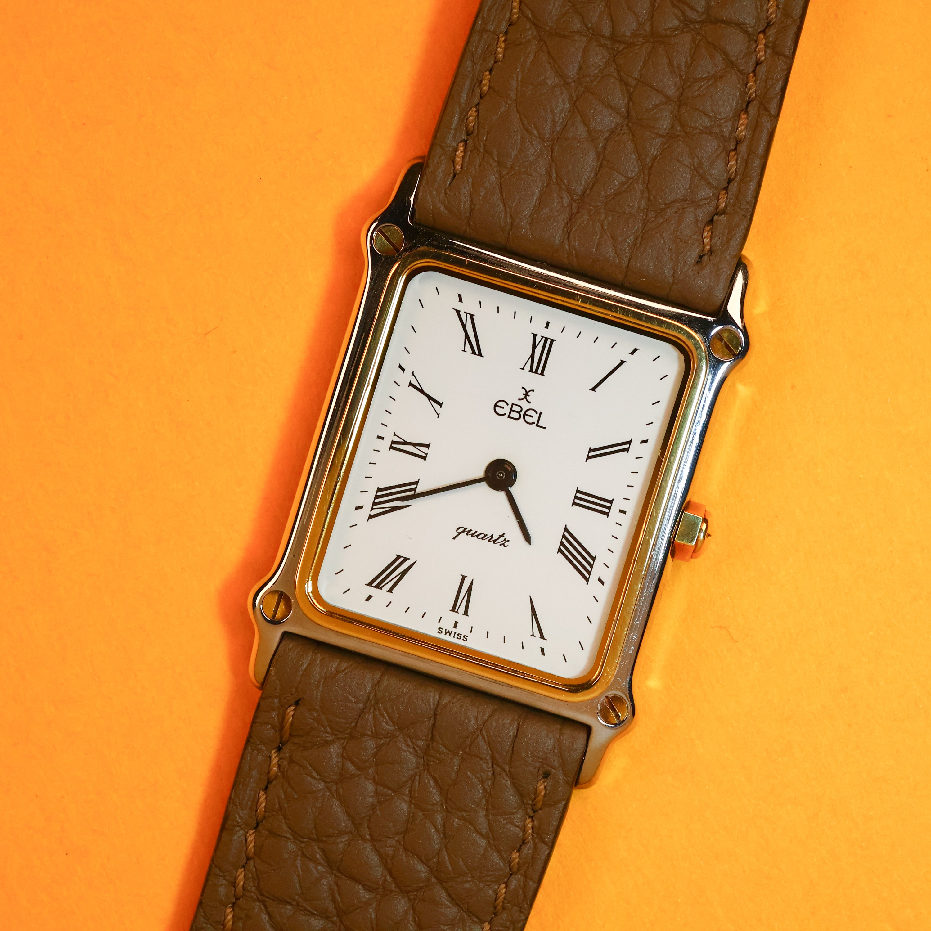 Ebel Tank Ref. 181902 White Roman Dial