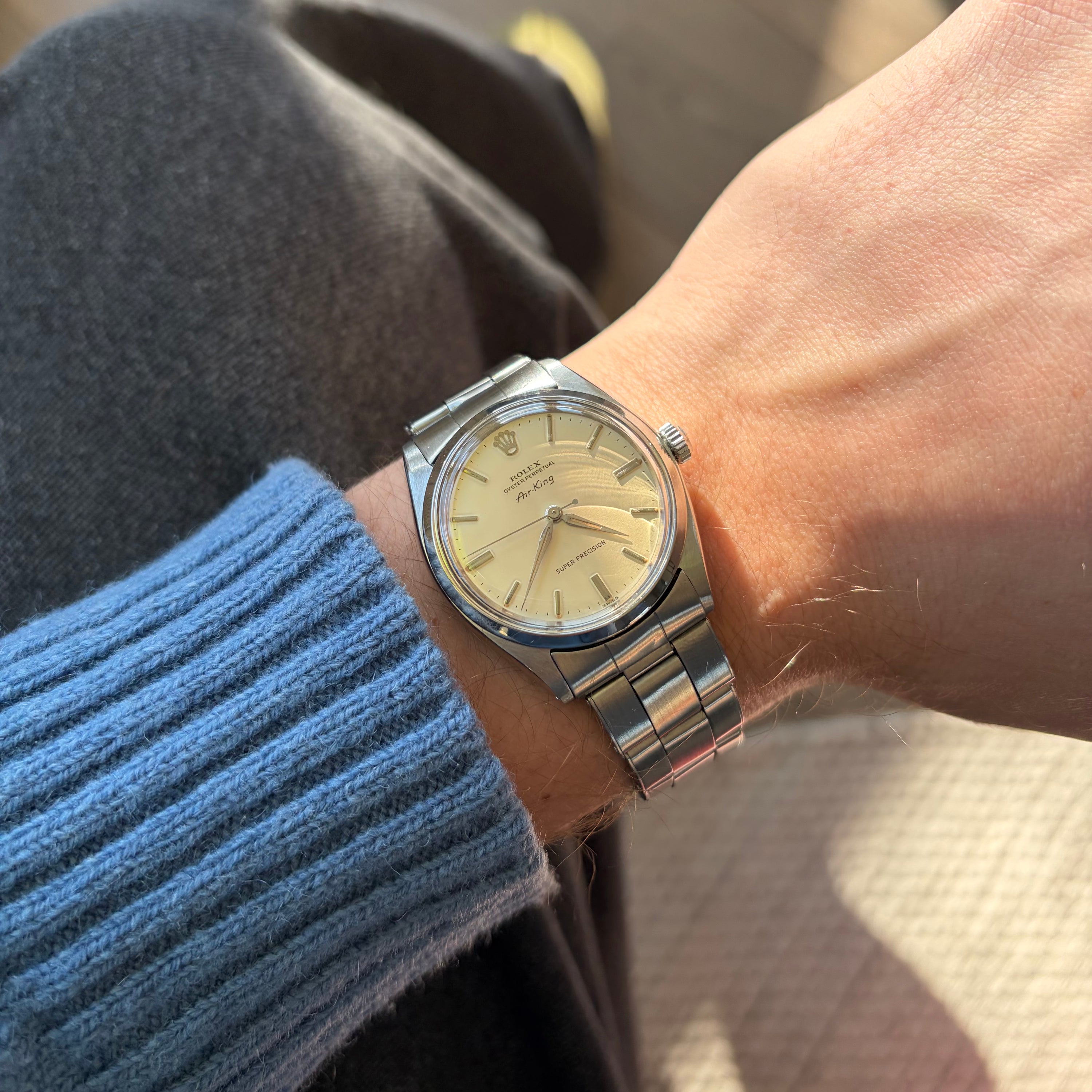 Rolex Air-King Ref. 5500 Creamy '60s Silver Dial