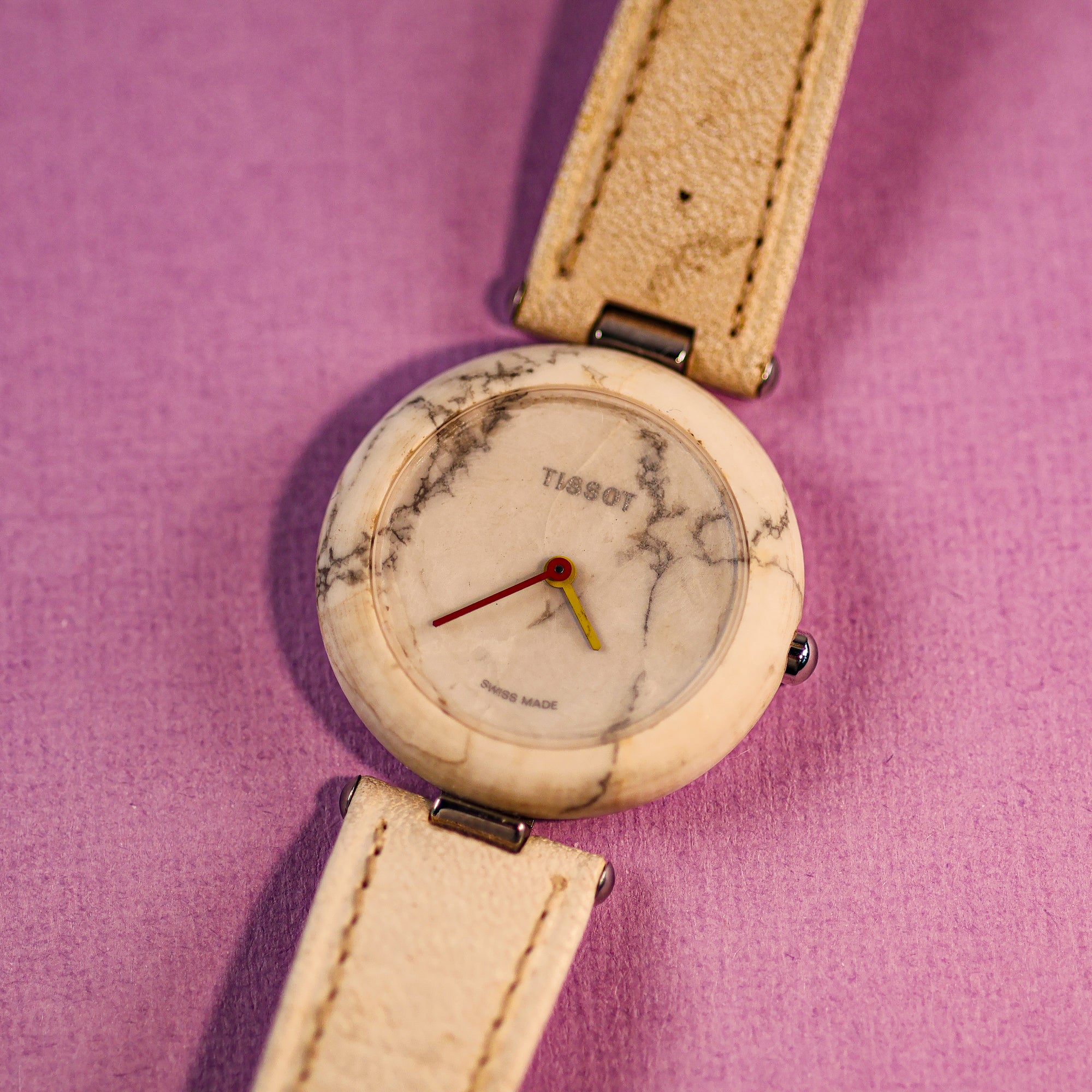 Tissot Rockwatch Ref. R150 White Marble NOS