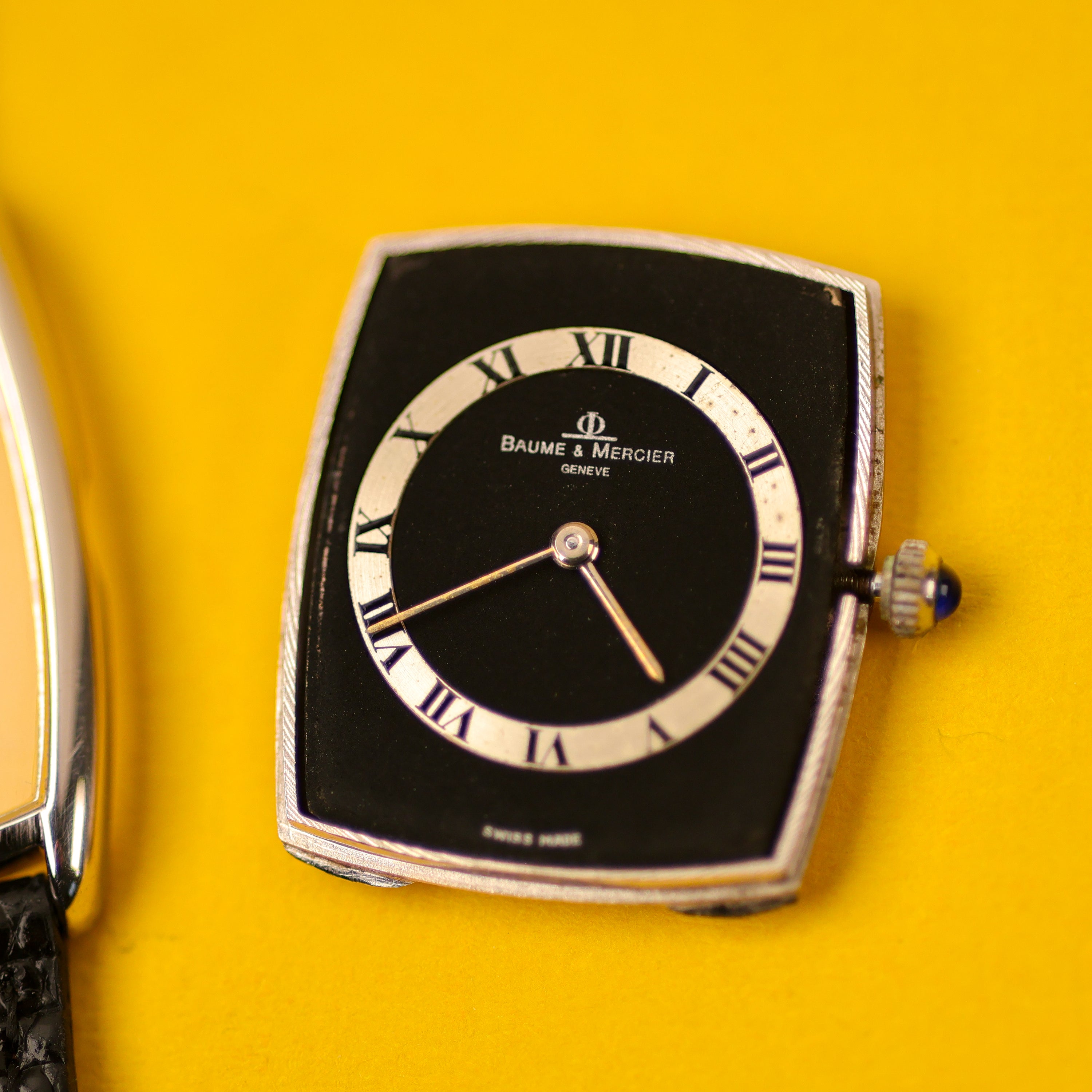 Baume & Mercier Ref. 37061 White Gold Matte Black Dial