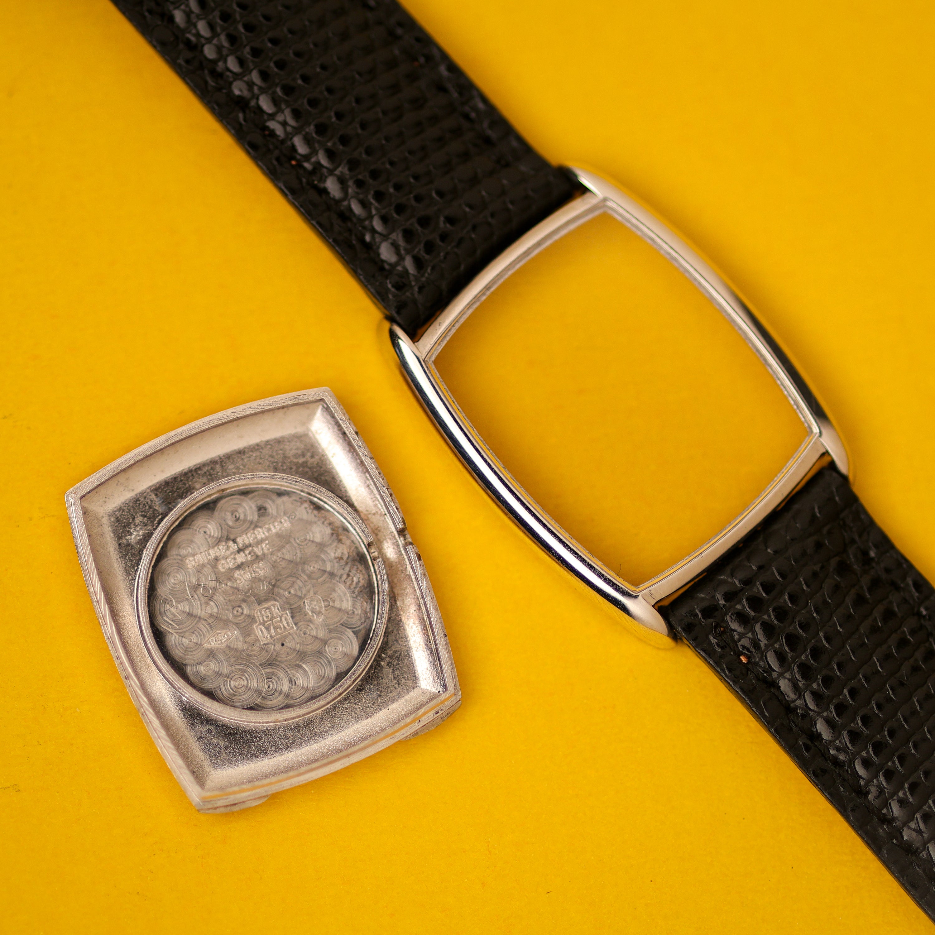 Baume & Mercier Ref. 37061 White Gold Matte Black Dial