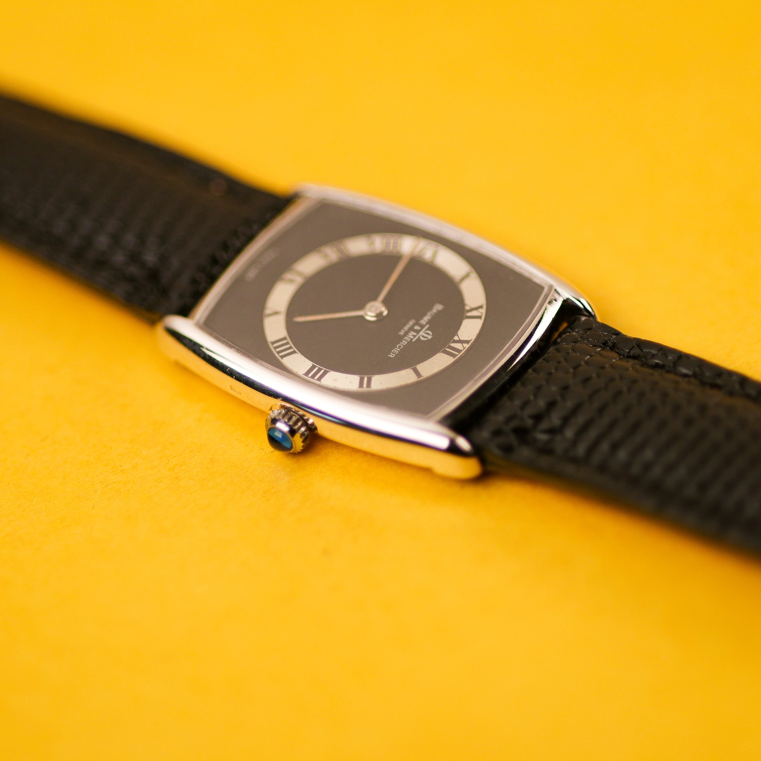 Baume & Mercier Ref. 37061 White Gold Matte Black Dial