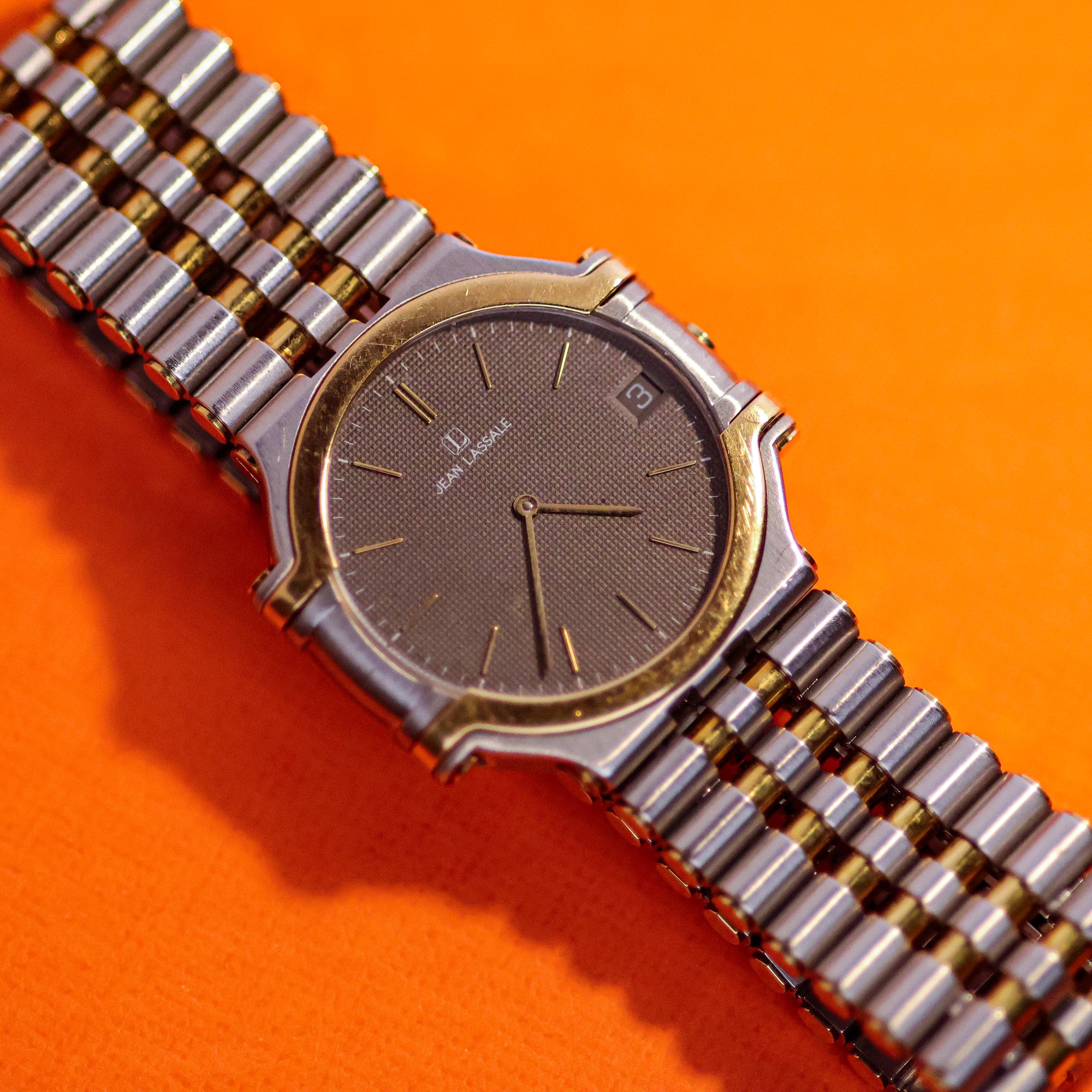 Jean Lassale Thalassa Steel and Gold Unisex