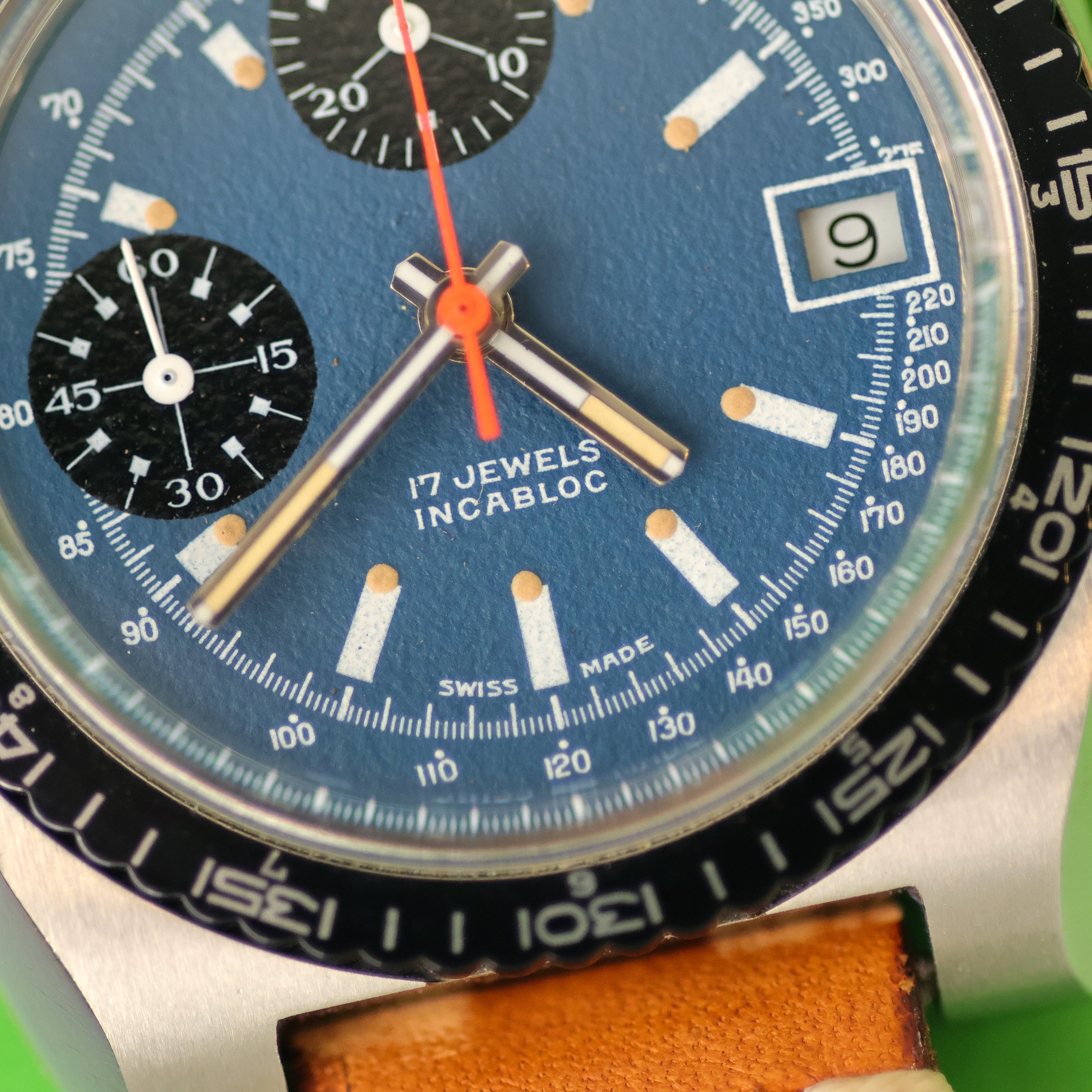 Nivada Sports Chrono Prototype Blue Dial 'NOS'