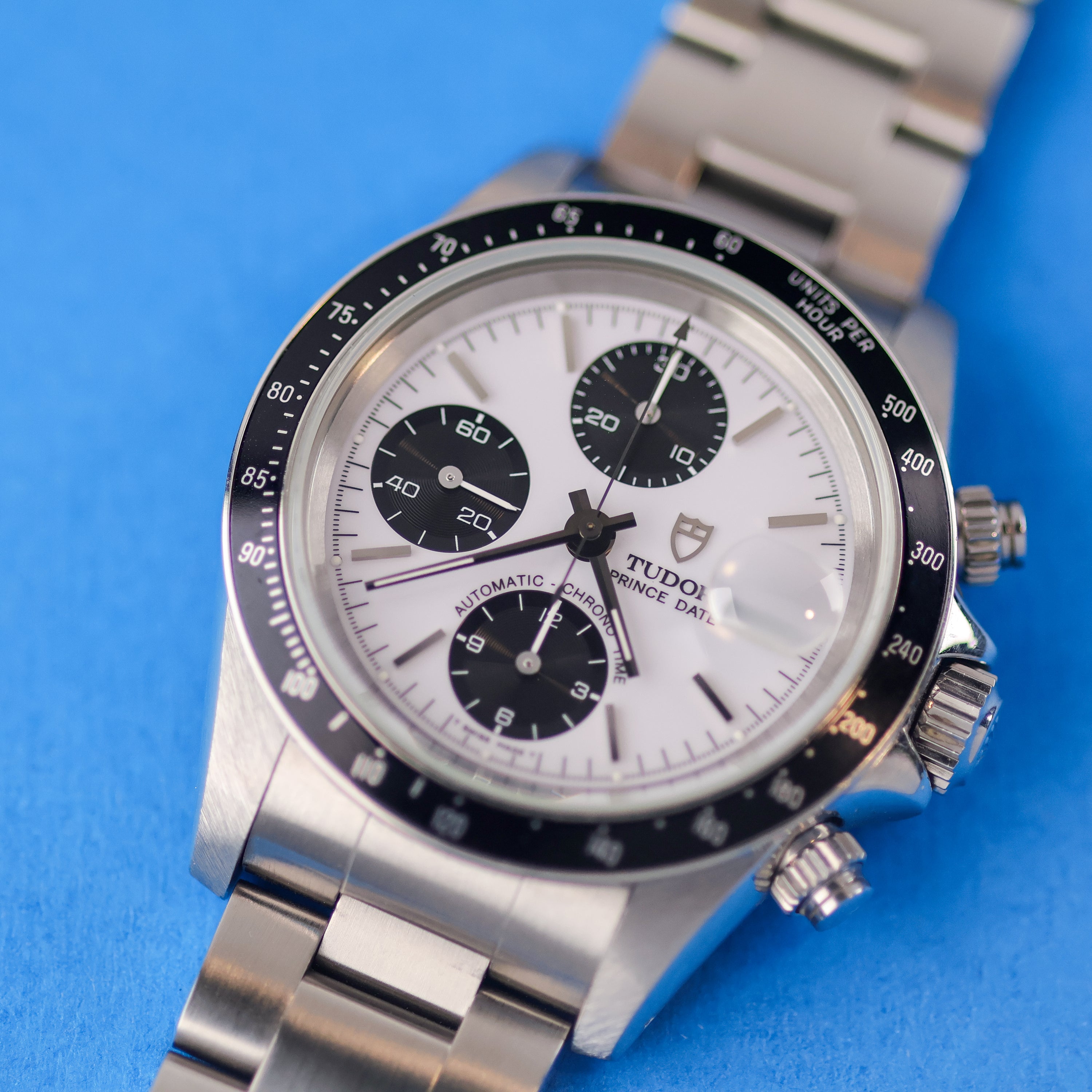 Tudor Prince Date Chrono Ref. 79260 White 'Porcelain' Dial