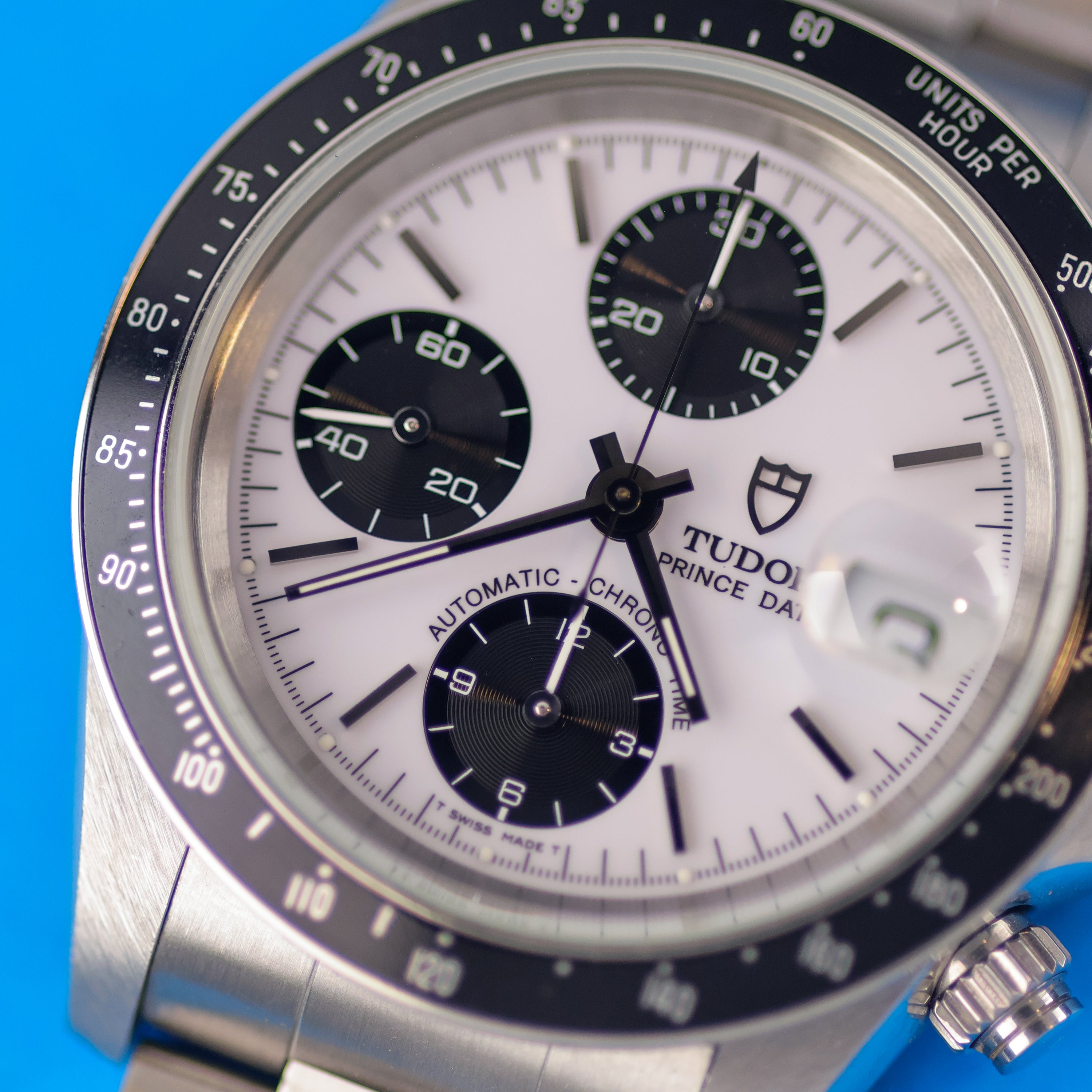Tudor Prince Date Chrono Ref. 79260 White 'Porcelain' Dial