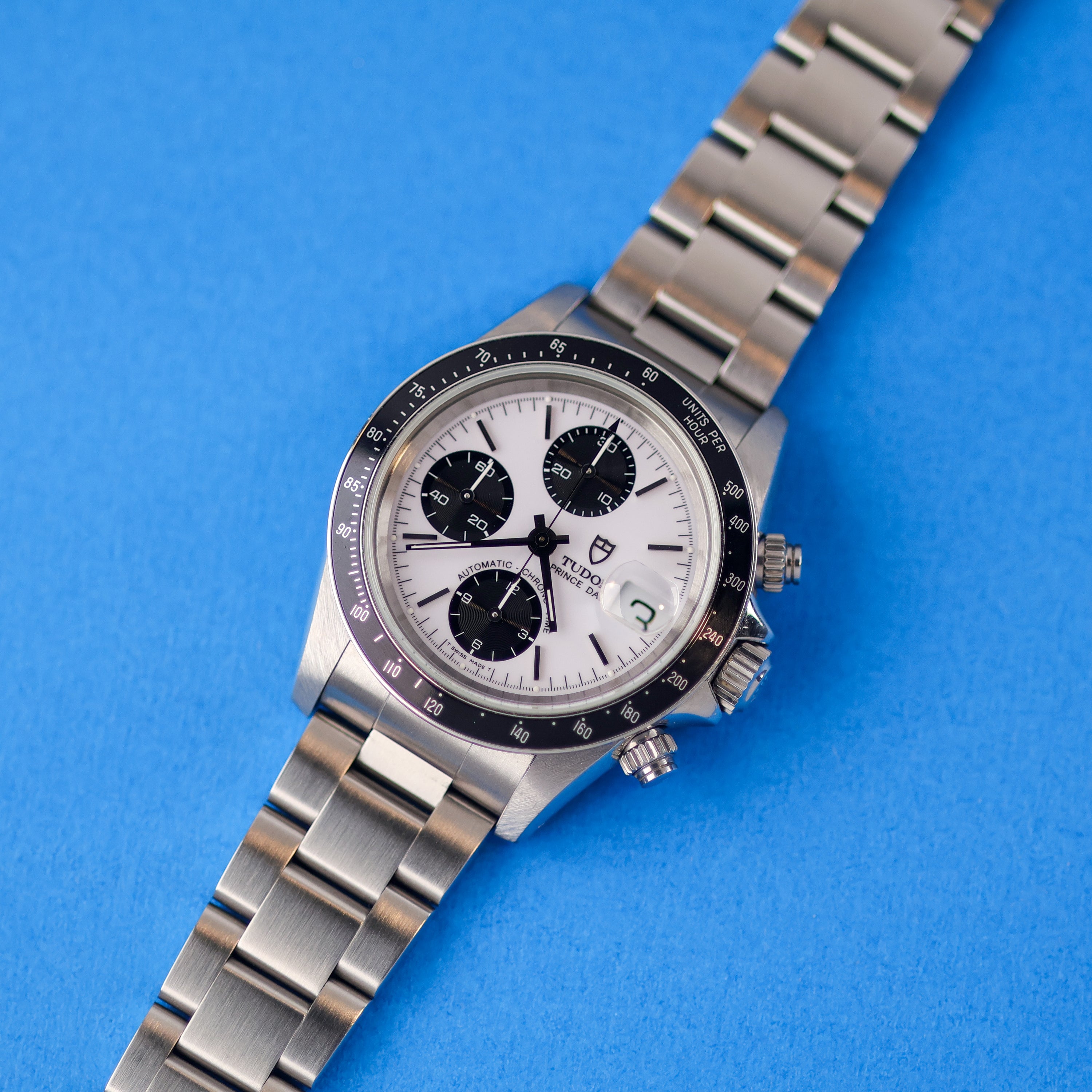 Tudor Prince Date Chrono Ref. 79260 White 'Porcelain' Dial