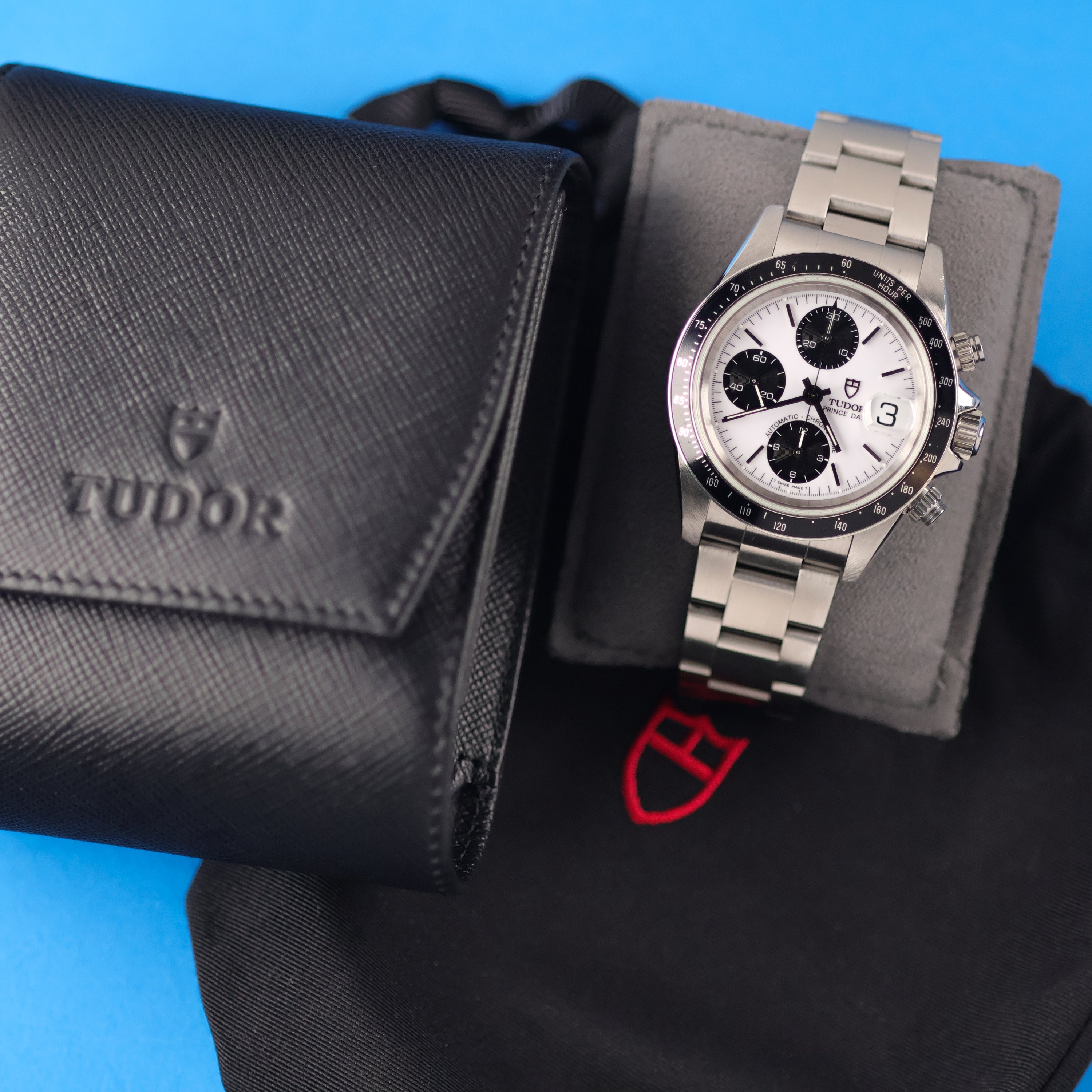 Tudor Prince Date Chrono Ref. 79260 White 'Porcelain' Dial