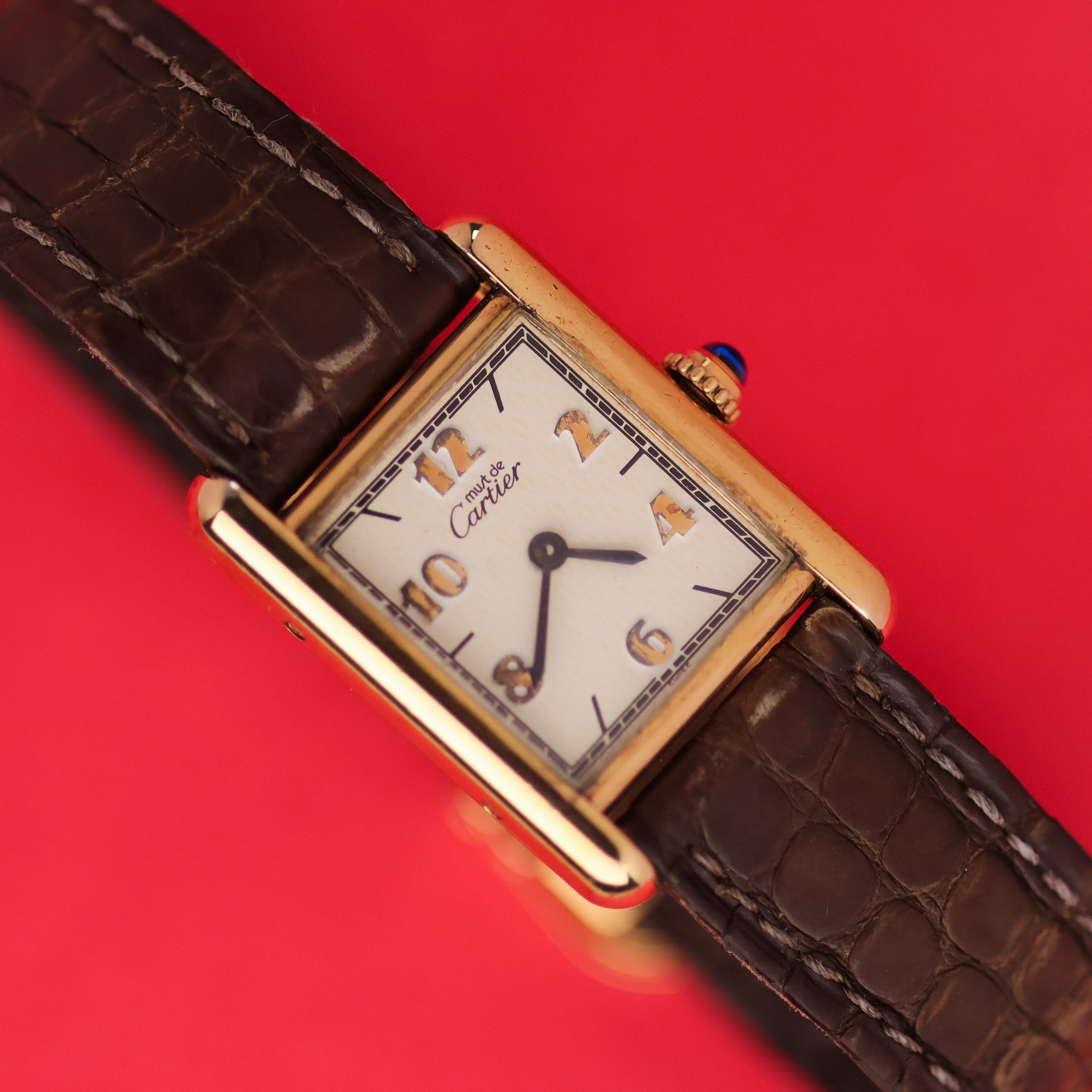 Cartier Must Tank Ref. 5057001 Cream Arabic Numerals Dial