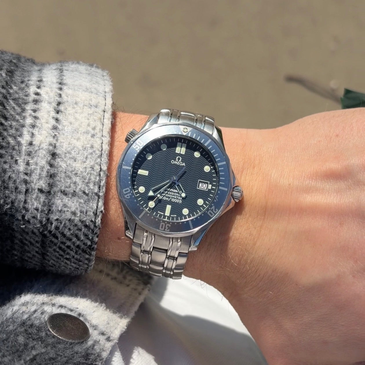 Omega Seamaster 300 Ref. 2531.80.00 'Faded' With Box and Papers