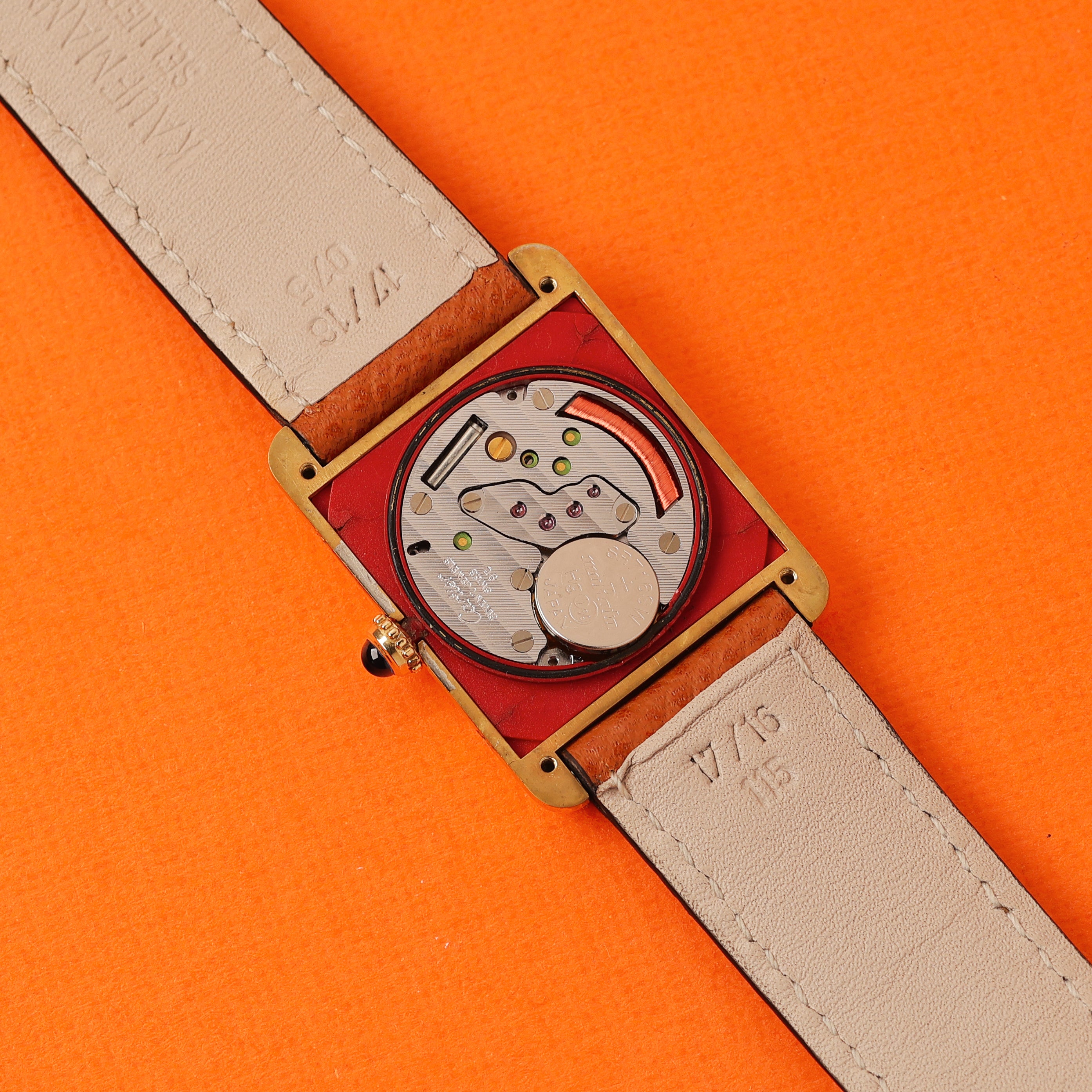 Cartier Must Tank Ref. 590005 White Trinity Dial