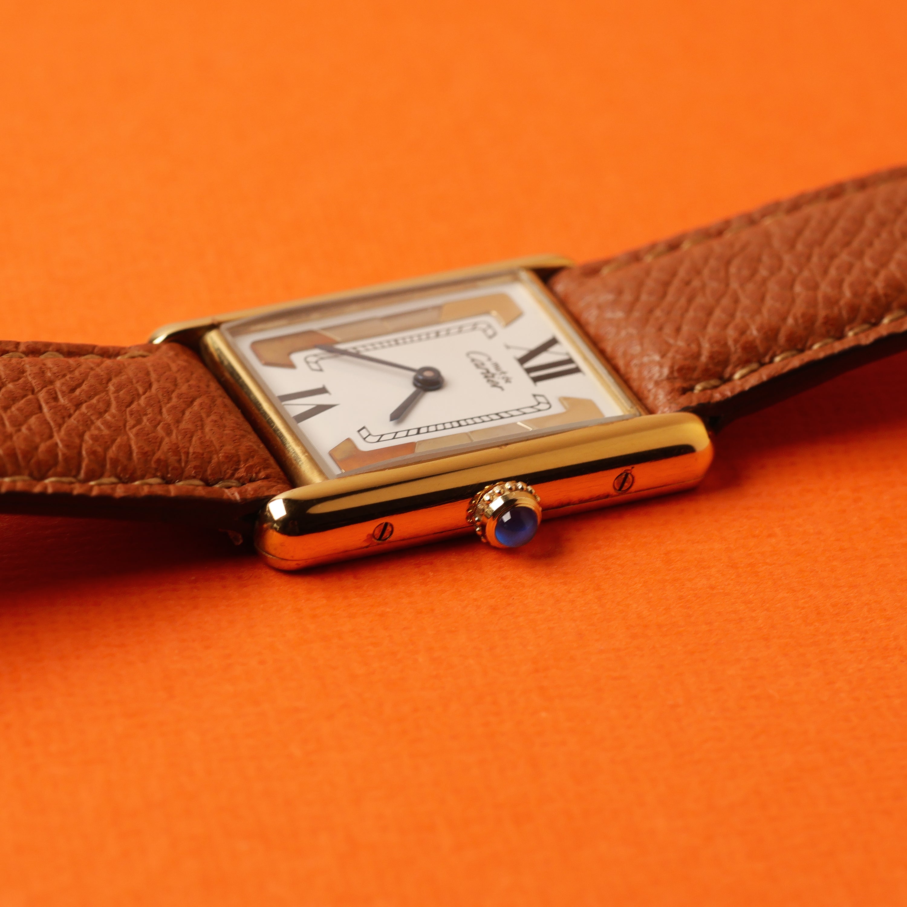 Cartier Must Tank Ref. 590005 White Trinity Dial
