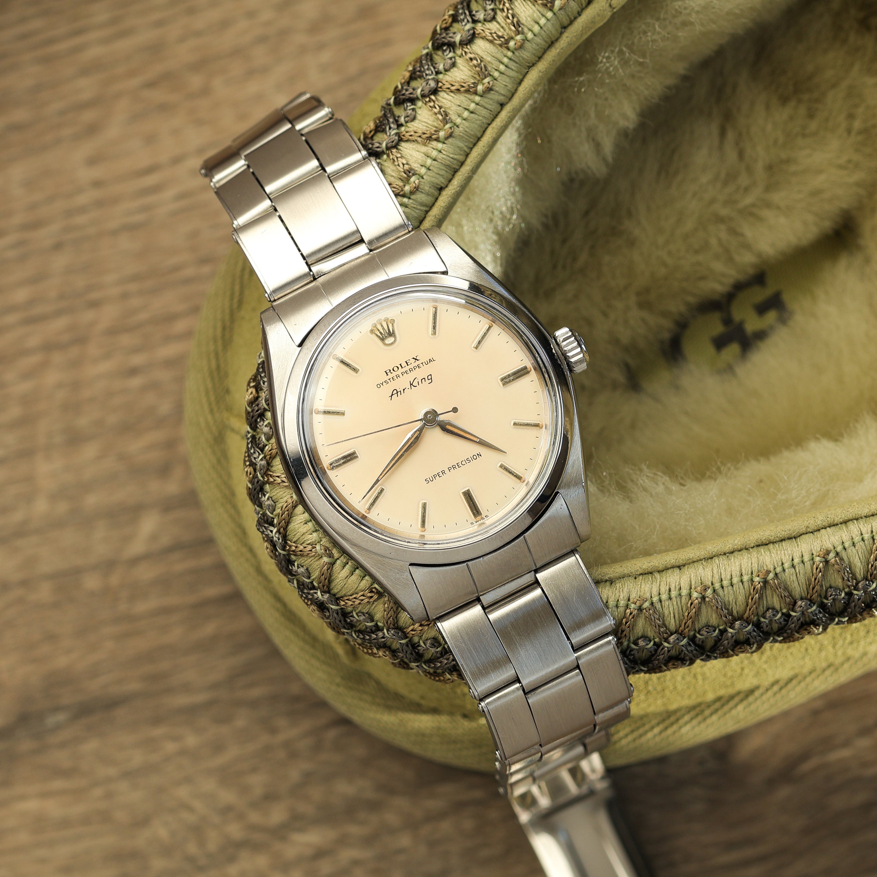 Rolex Air-King Ref. 5500 Creamy '60s Silver Dial
