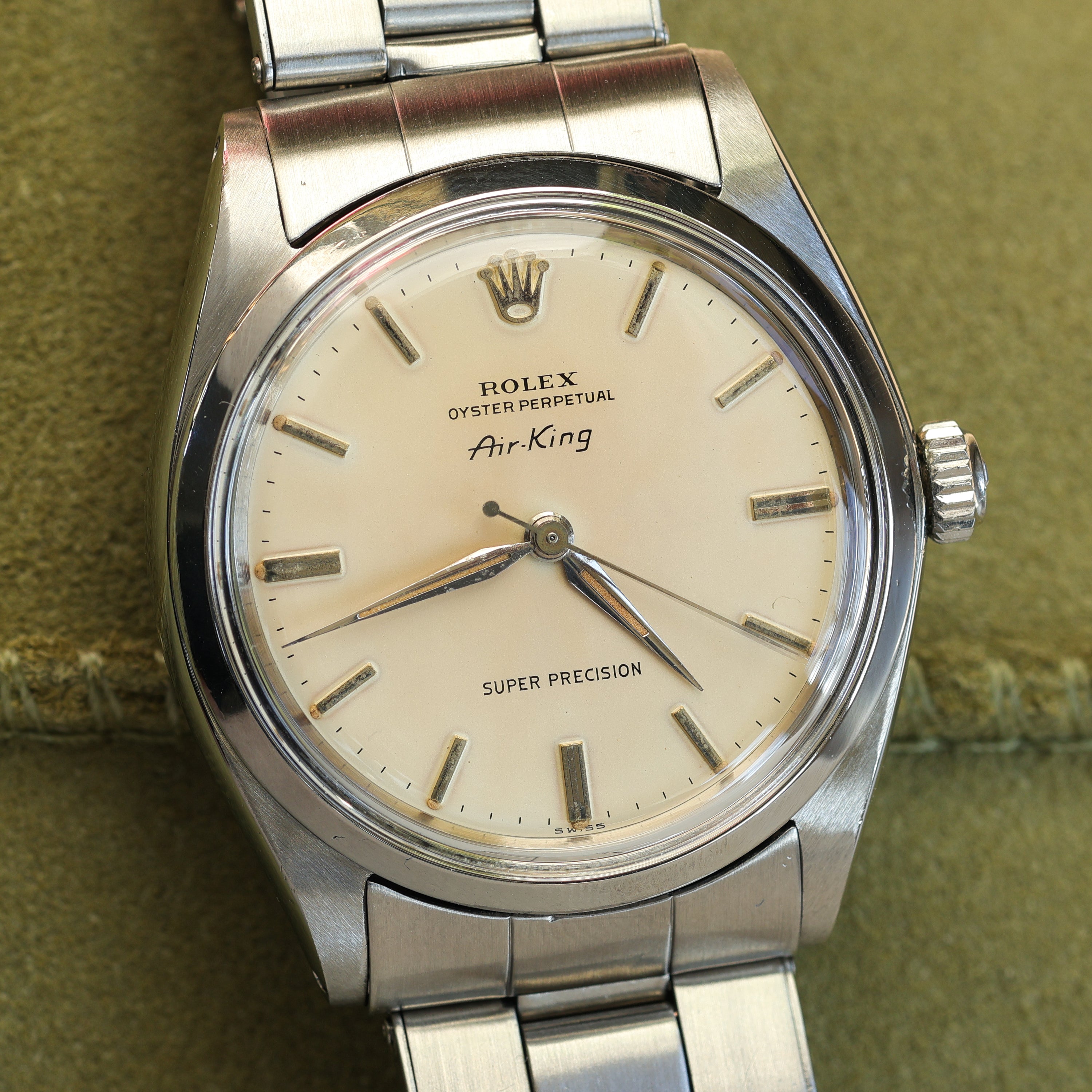 Rolex Air-King Ref. 5500 Creamy '60s Silver Dial