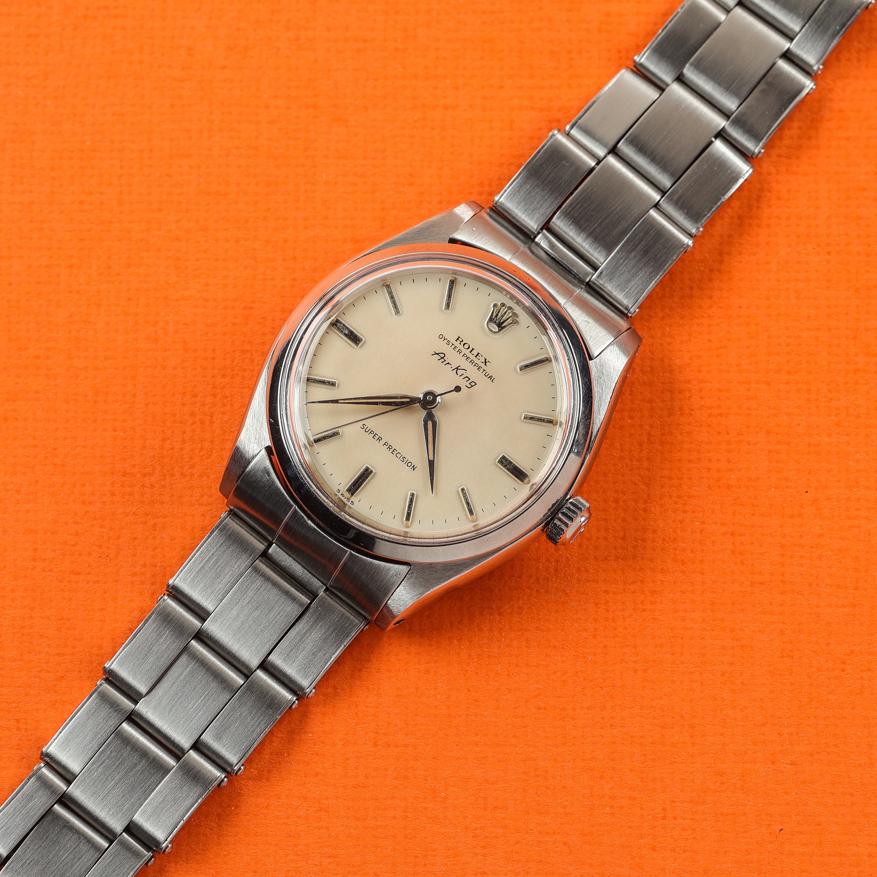 Rolex Air-King Ref. 5500 Creamy '60s Silver Dial