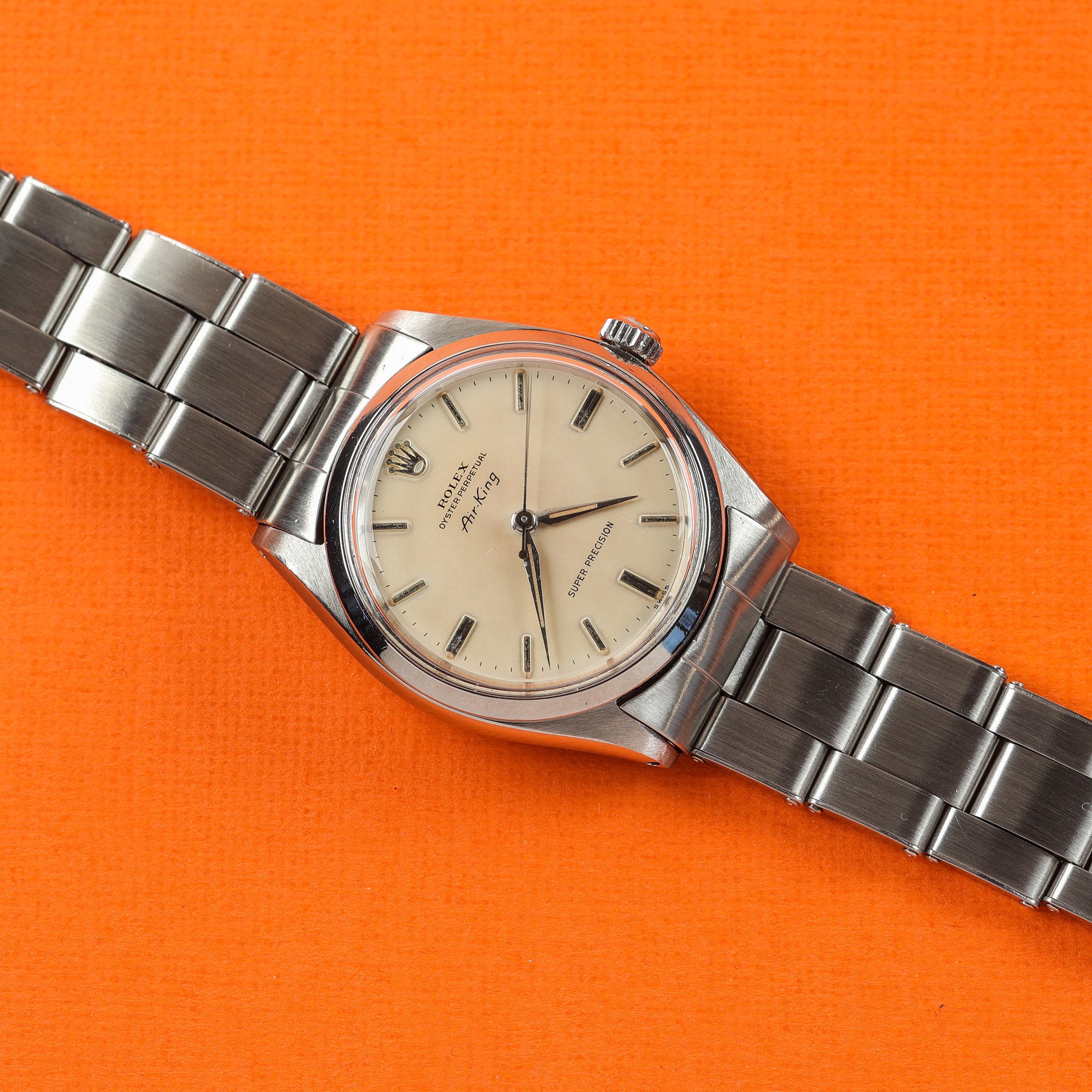 Rolex Air-King Ref. 5500 Creamy '60s Silver Dial