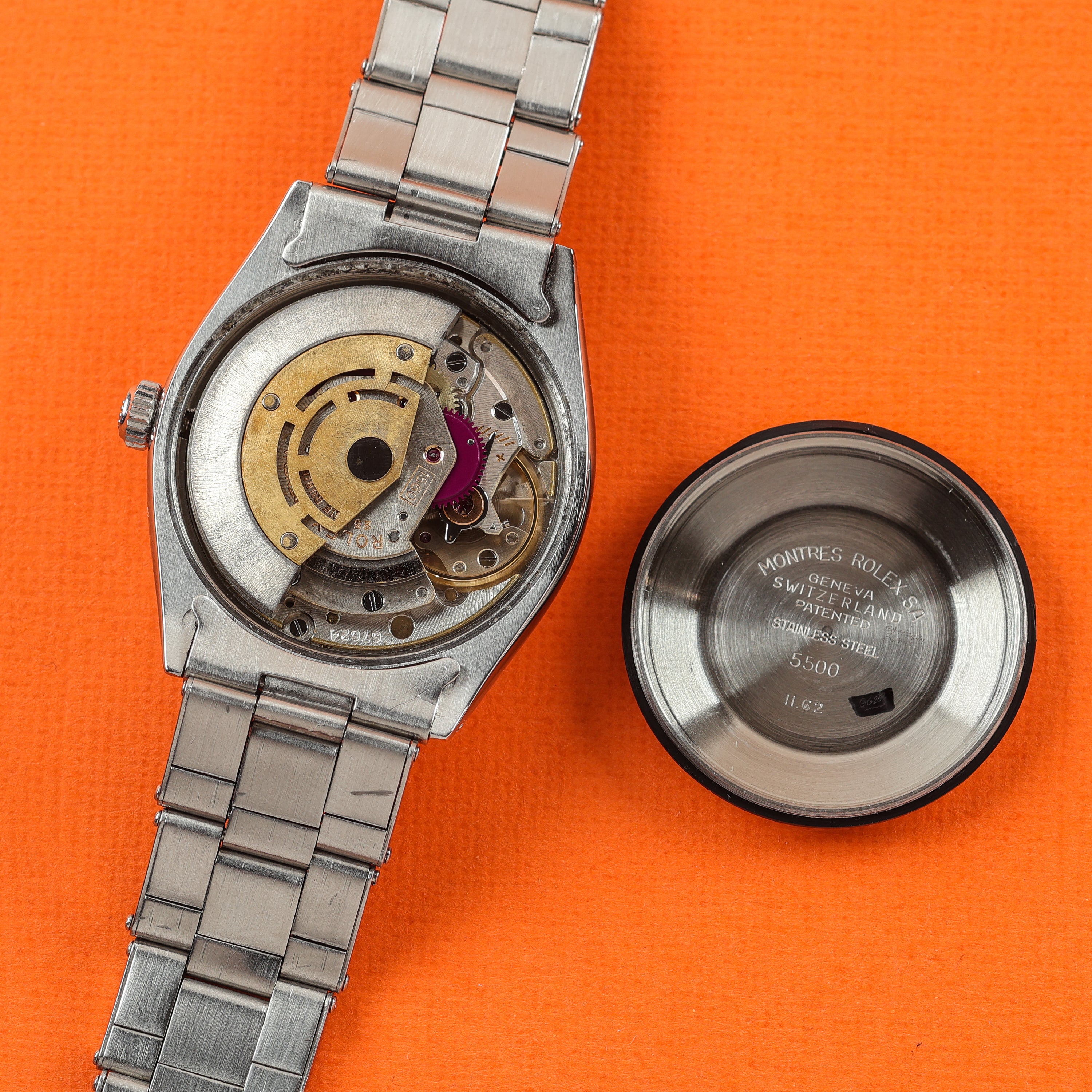 Rolex Air-King Ref. 5500 Creamy '60s Silver Dial