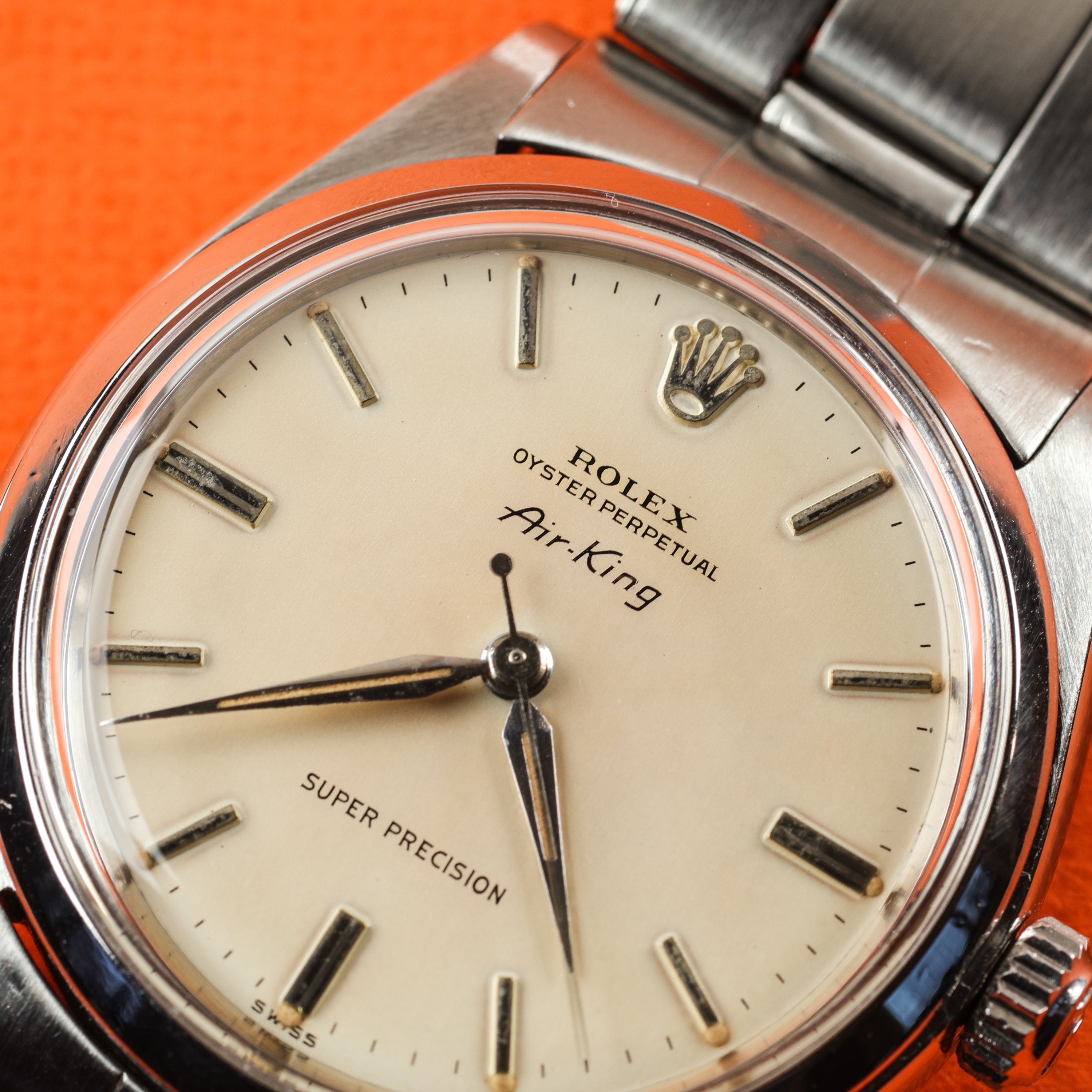 Rolex Air-King Ref. 5500 Creamy '60s Silver Dial