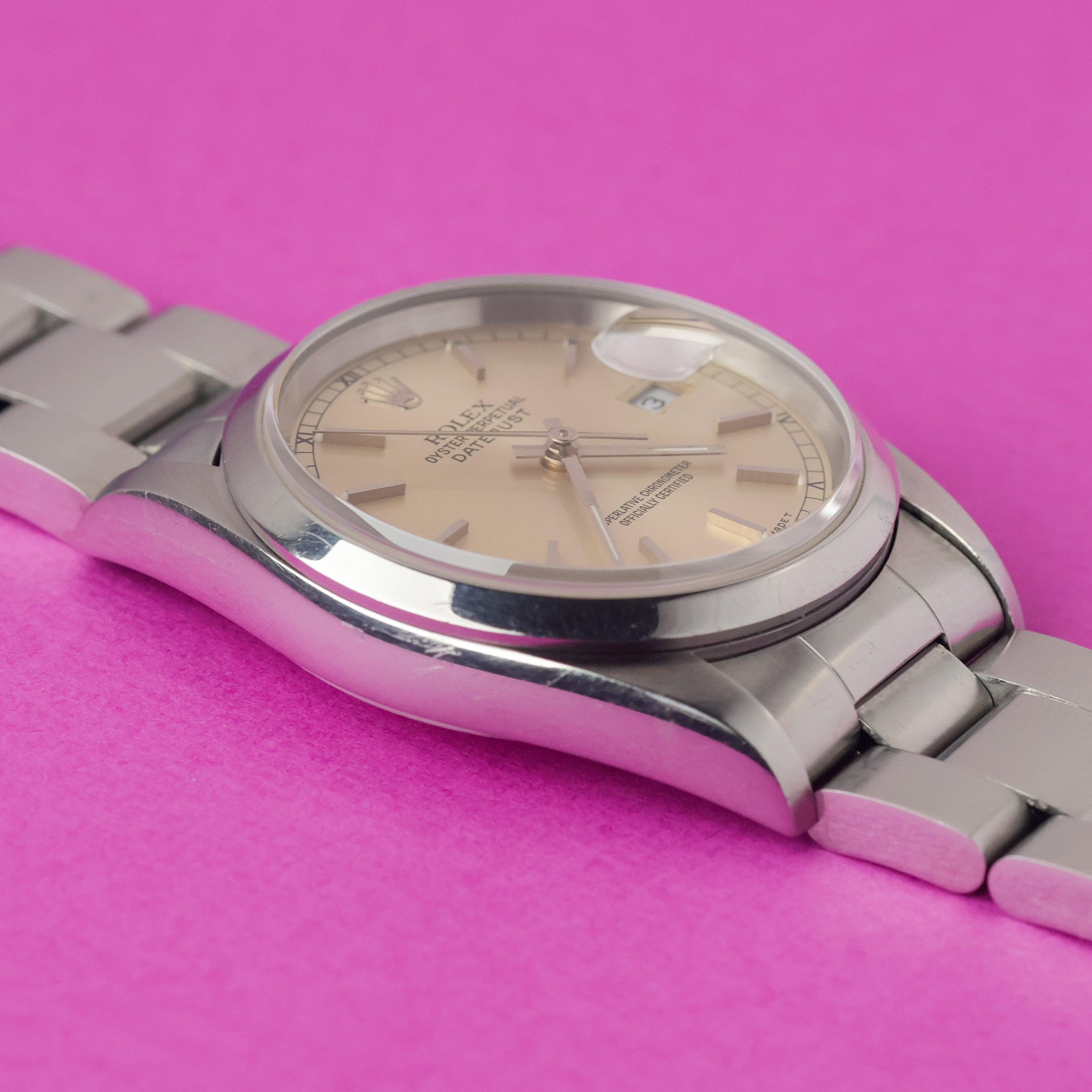 Rolex Datejust Ref. 16200 Warm Silver Dial