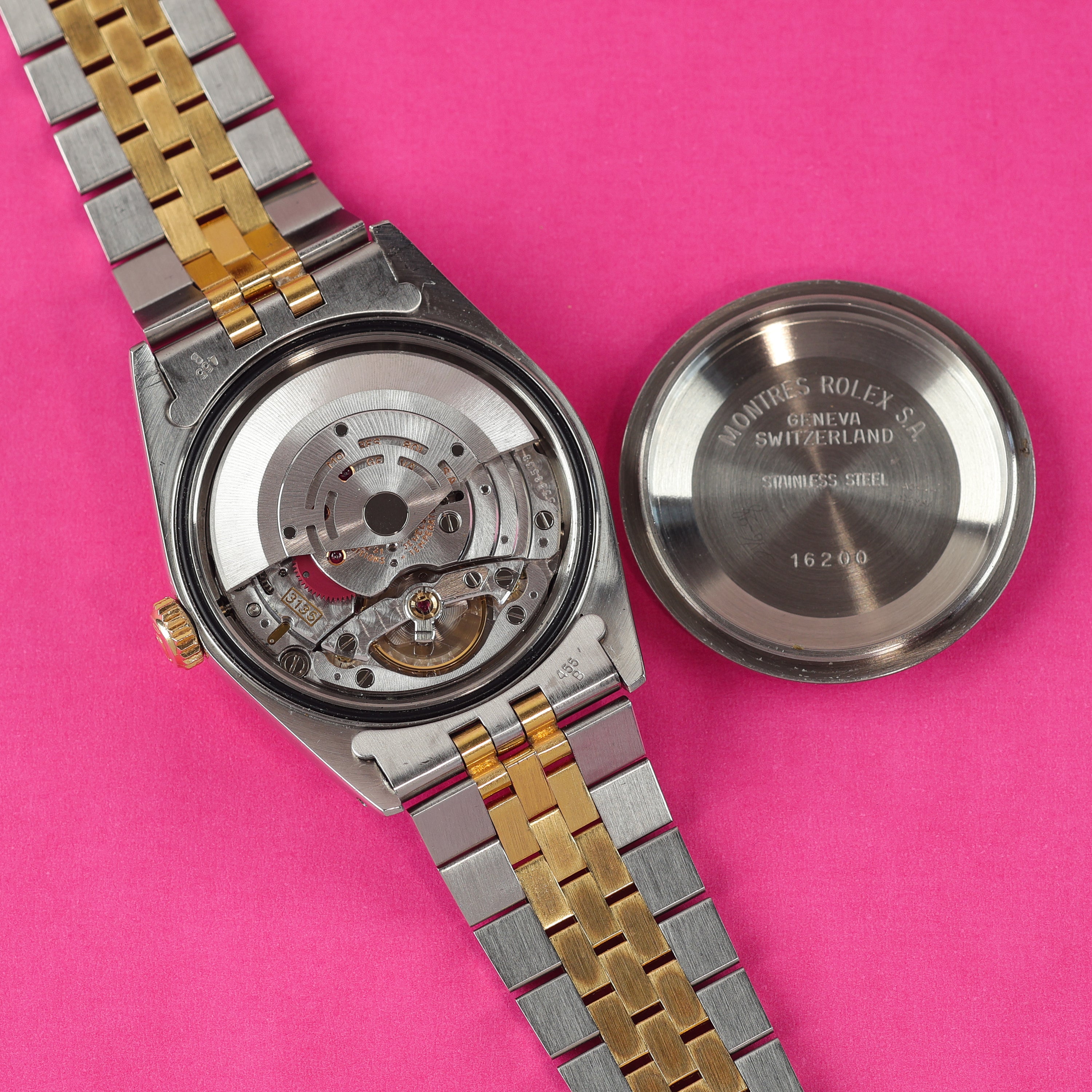 Rolex Datejust Ref. 16233 Steel and Gold Creamy Boiler Gauge Dial