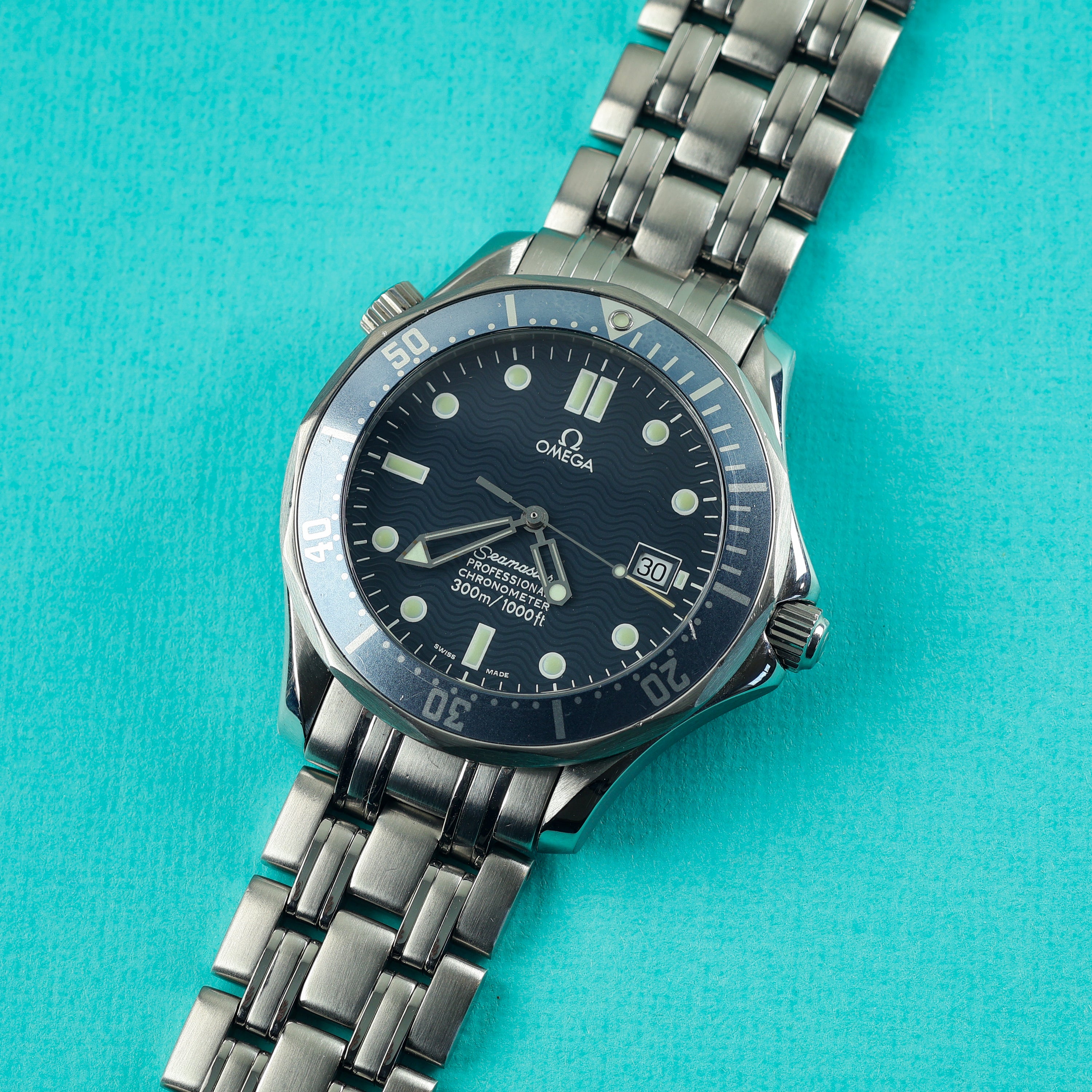 Omega Seamaster 300 Ref. 2531.80.00 'Faded' With Box and Papers