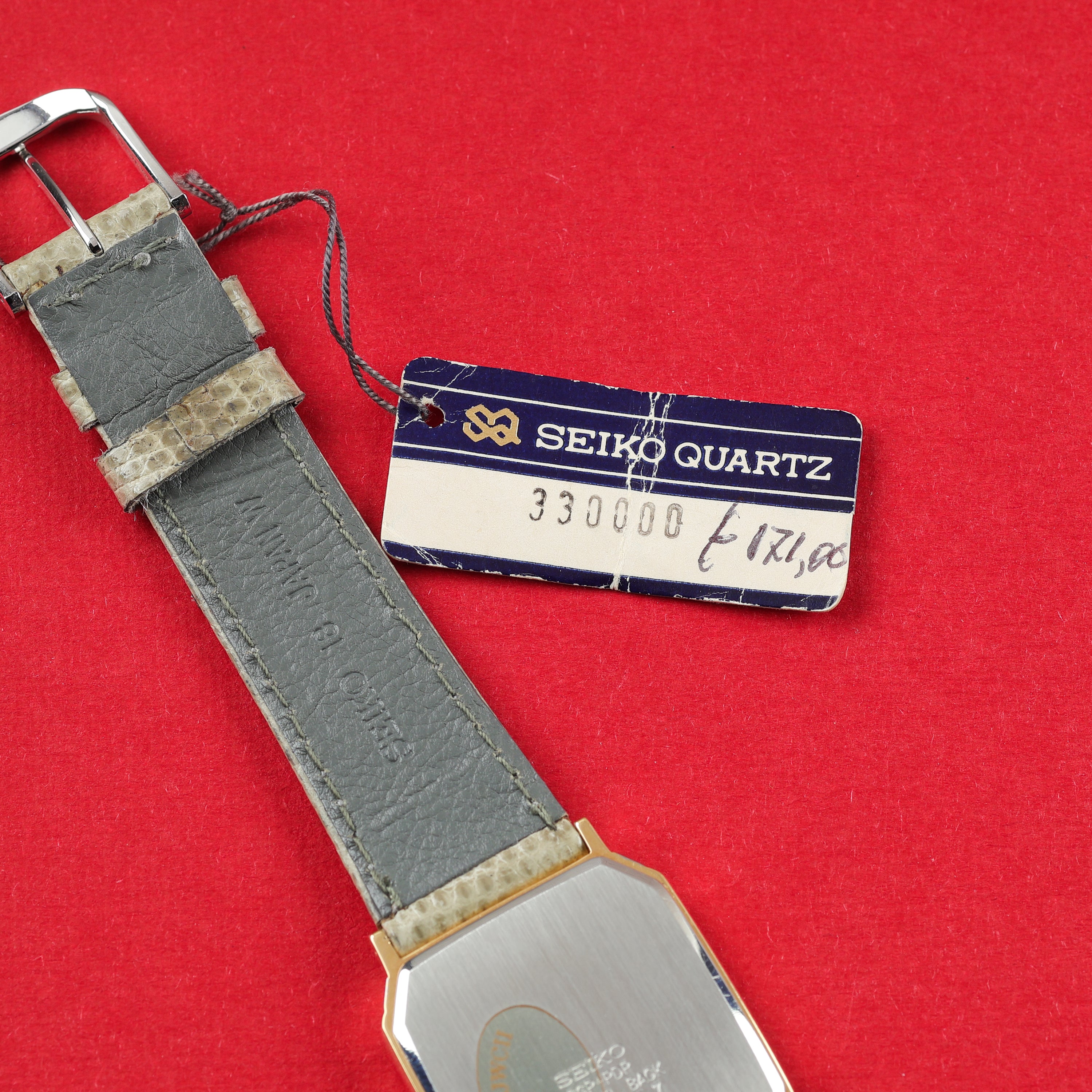 Seiko Two-Tone Ref. 7439-5090 NOS Silver Dial 'V-Detail'