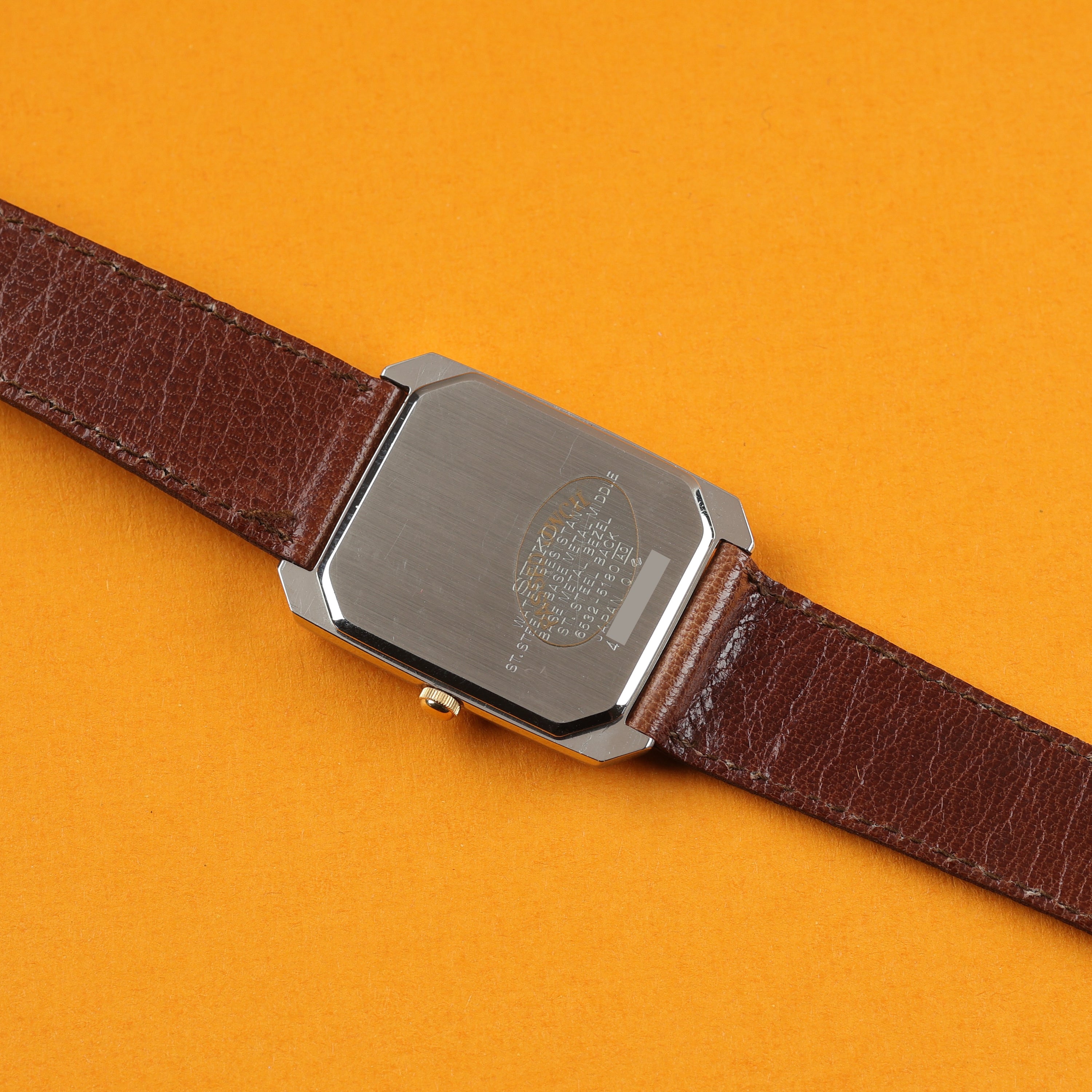 Seiko Two-Tone Ref. 6532-5180 NOS Silver Brushed 'Breguet' Dial