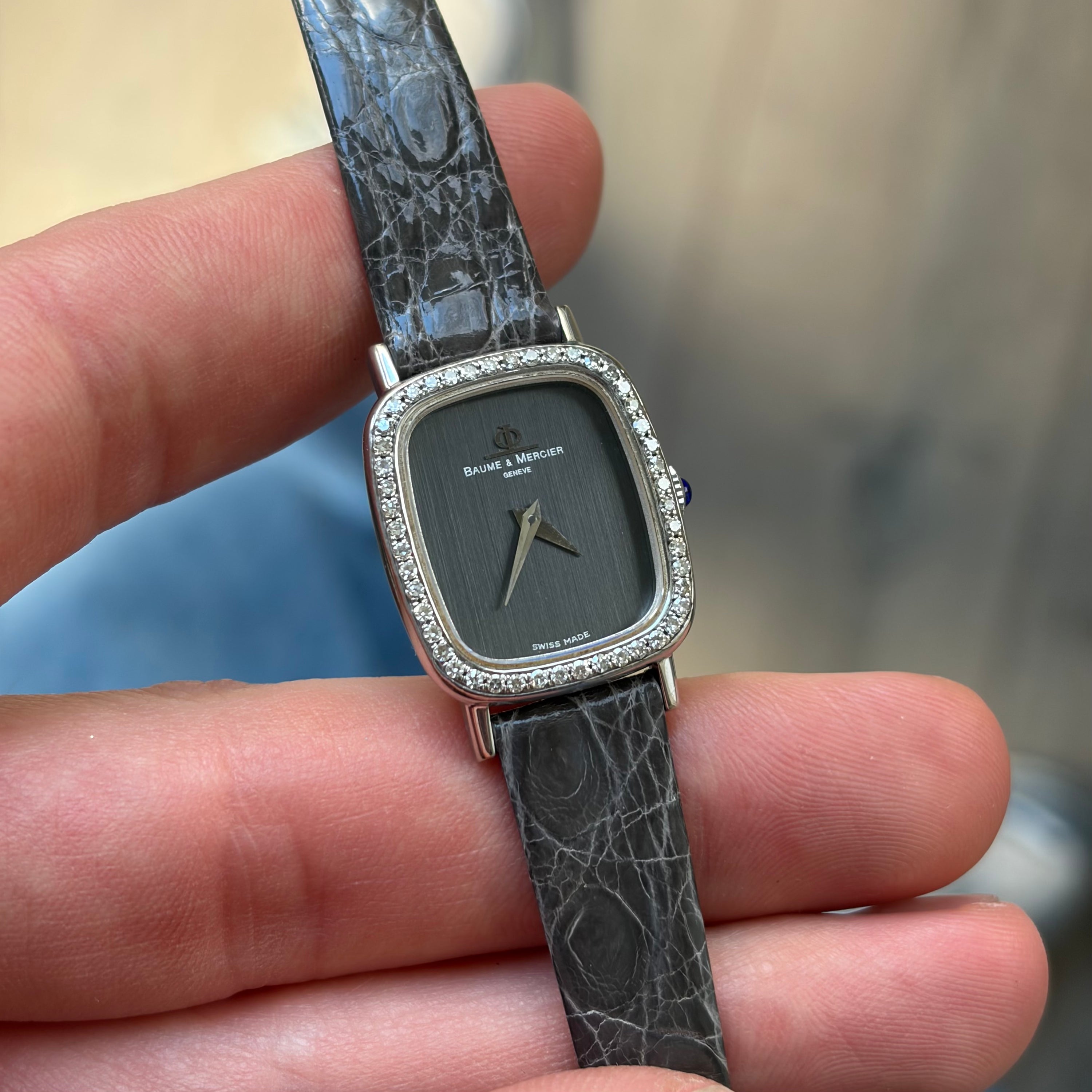 Baume & Mercier Ref. 38263 18K White Gold Diamonds Box and Papers