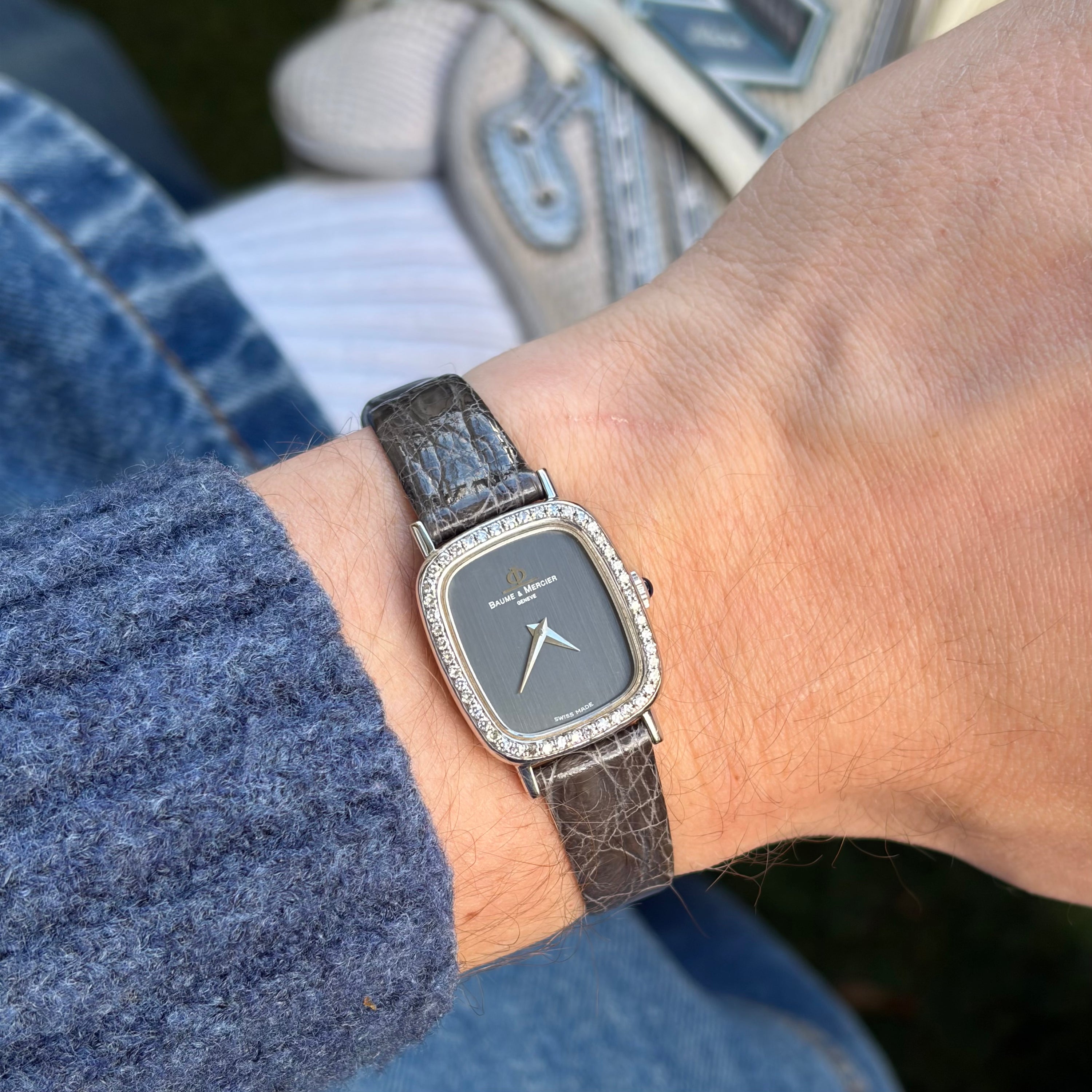 Baume & Mercier Ref. 38263 18K White Gold Diamonds Box and Papers